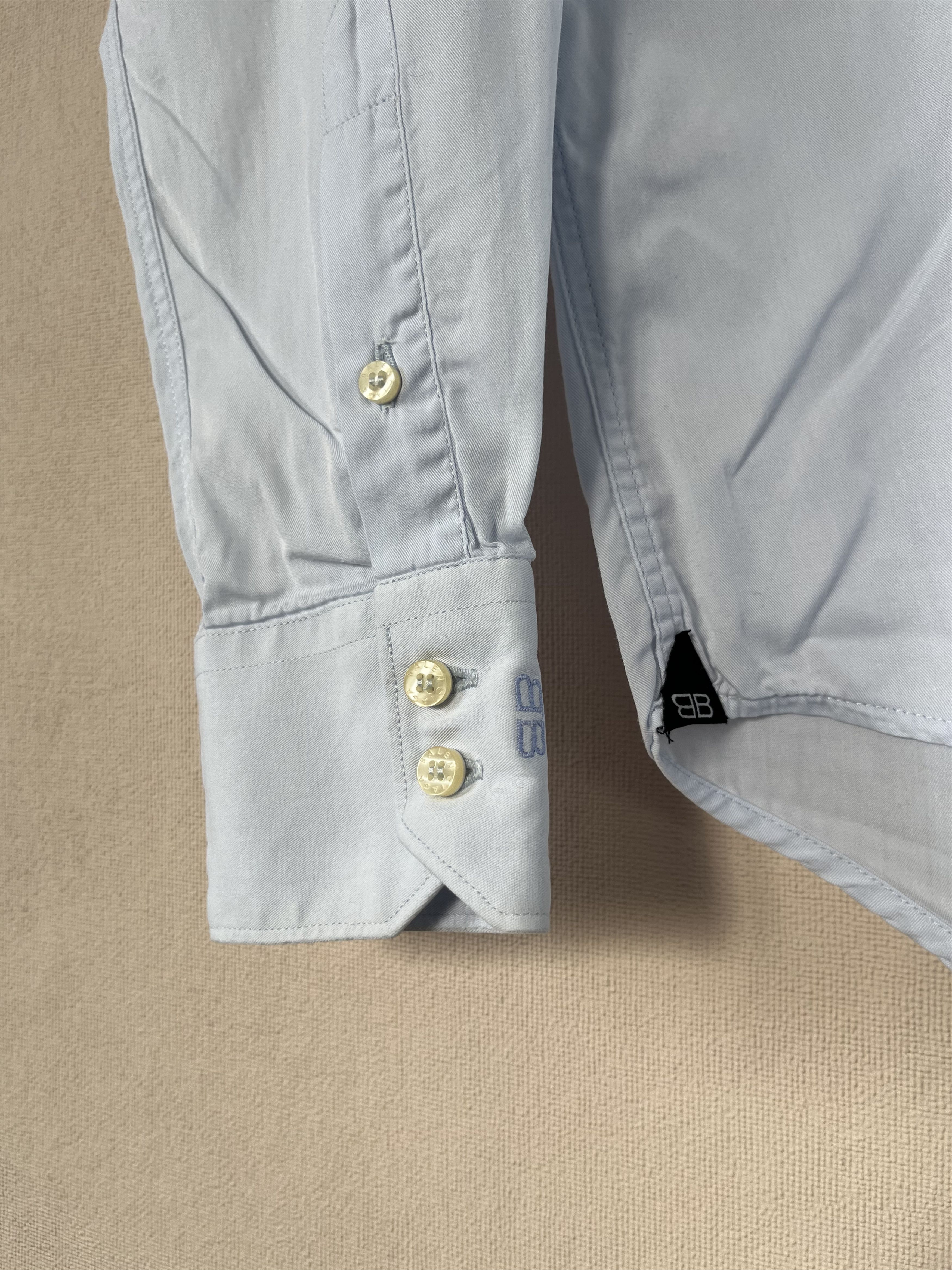 Balenciaga Balenciaga Cotton Shirt Button Up Longsleeve Size 15 / 38 Size US S / EU 44-46 / 1 - 2 Thumbnail