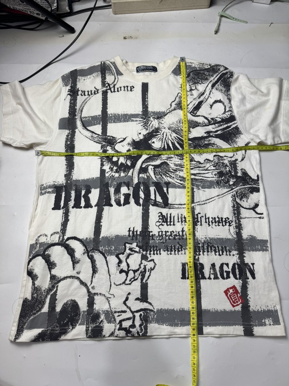 PPFM Japanese Dragon Poem Practical Tees Size US L / EU 52-54 / 3 - 9 Thumbnail