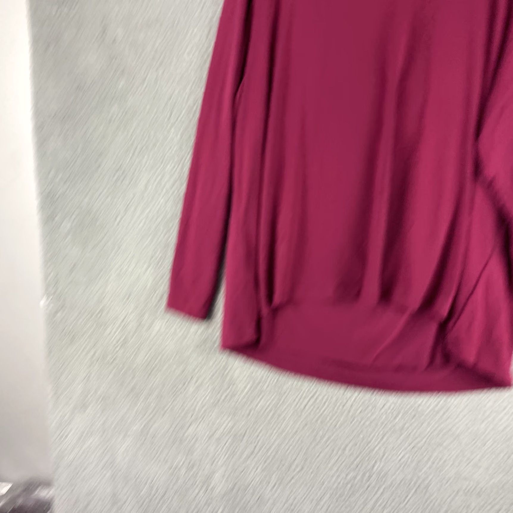 Vintage Covington Shirt Women 3XL Drape Neck Long Sleeve Plum New With Tags Plus Size Size XXL / US 16-18 / IT 52-54 - 7 Thumbnail