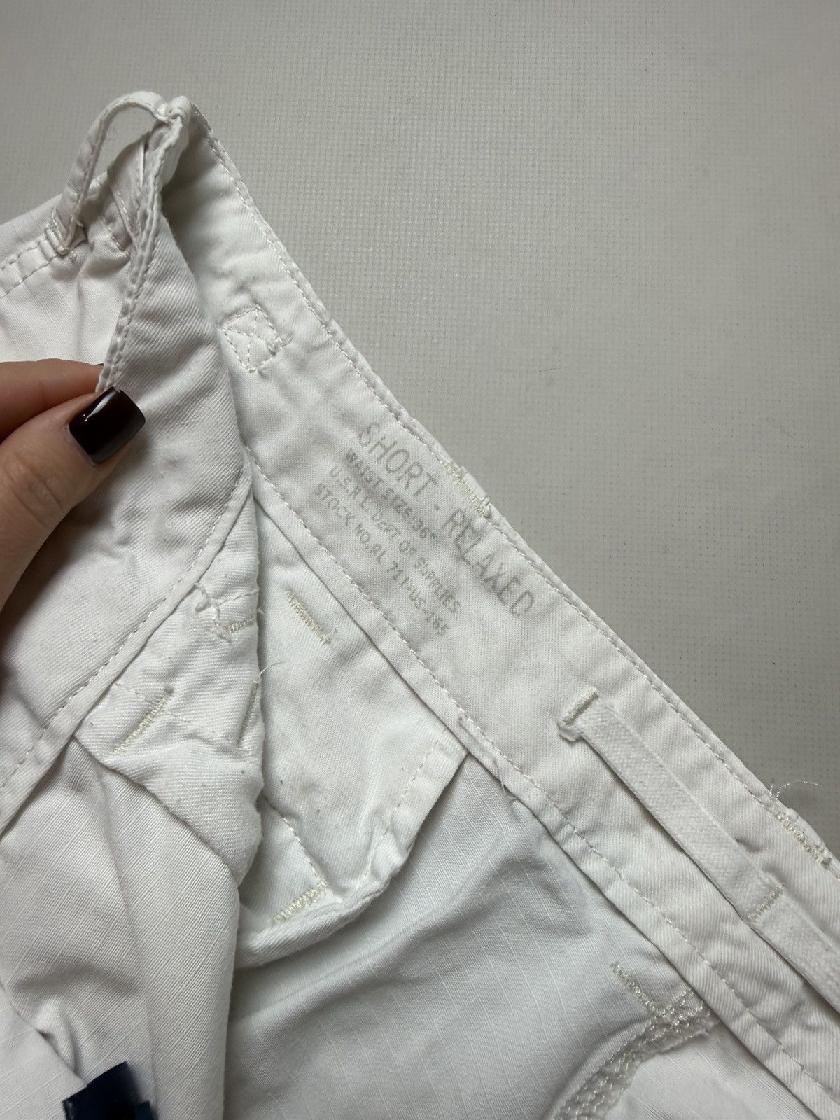 Polo Ralph Lauren Polo Ralph Lauren Men’s Military Khaki Drill Cargo Shorts Size US 36 / EU 52 - 12 Thumbnail