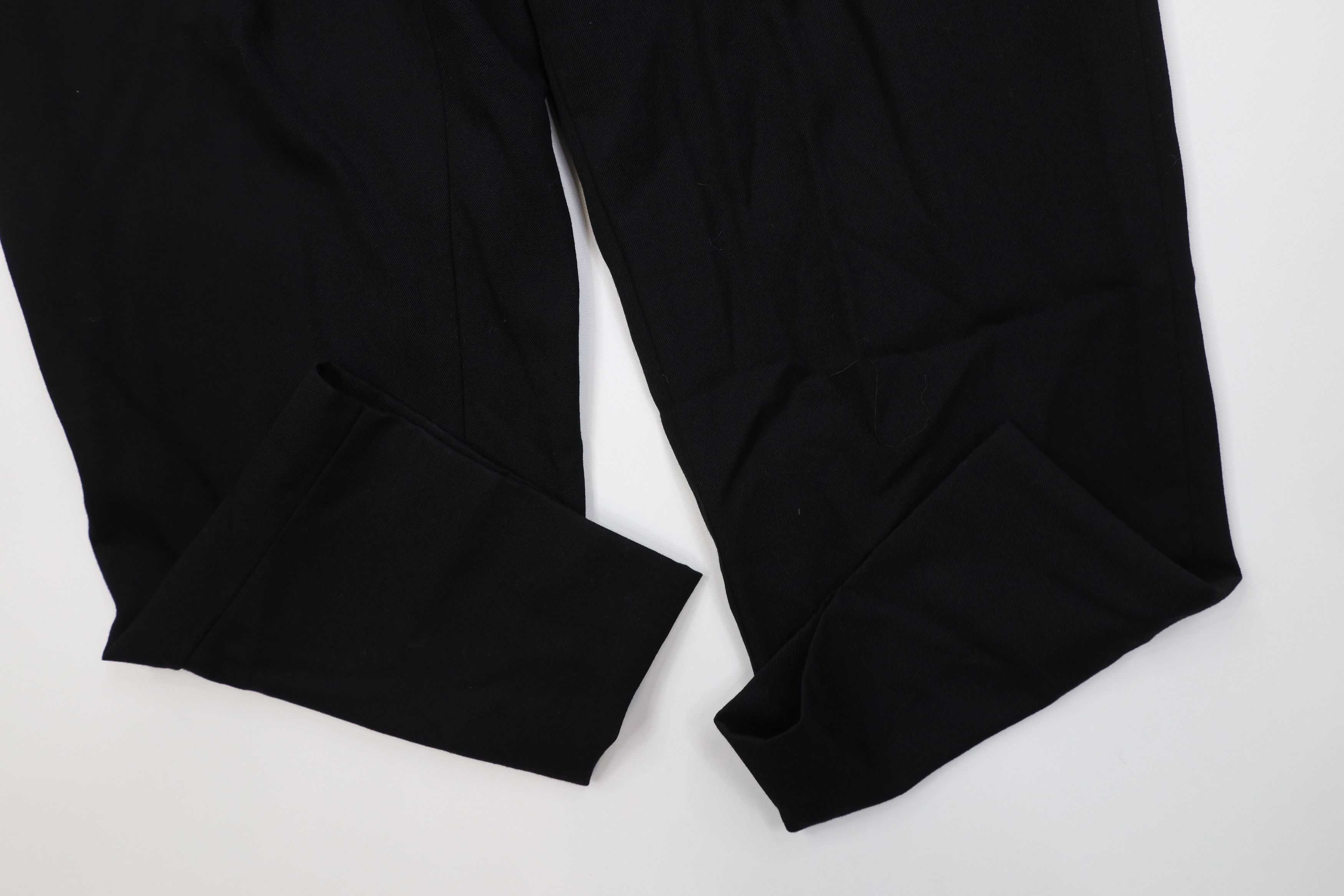 Vintage Vintage 90s Streetwear Gabardine Wide Leg Chino Pants Black Size US 36 / EU 52 - 5 Thumbnail