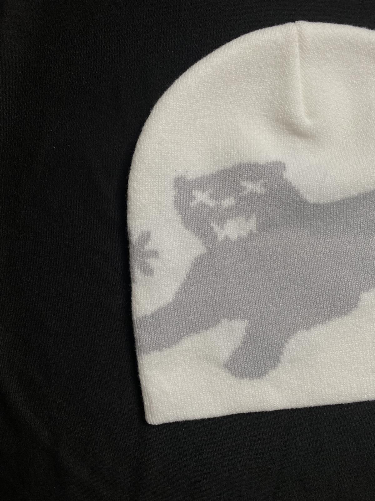 Japanese Brand Never Happy New Year F*F No Cuff Knit Skull Cap White Beanie Size ONE SIZE - 2 Thumbnail