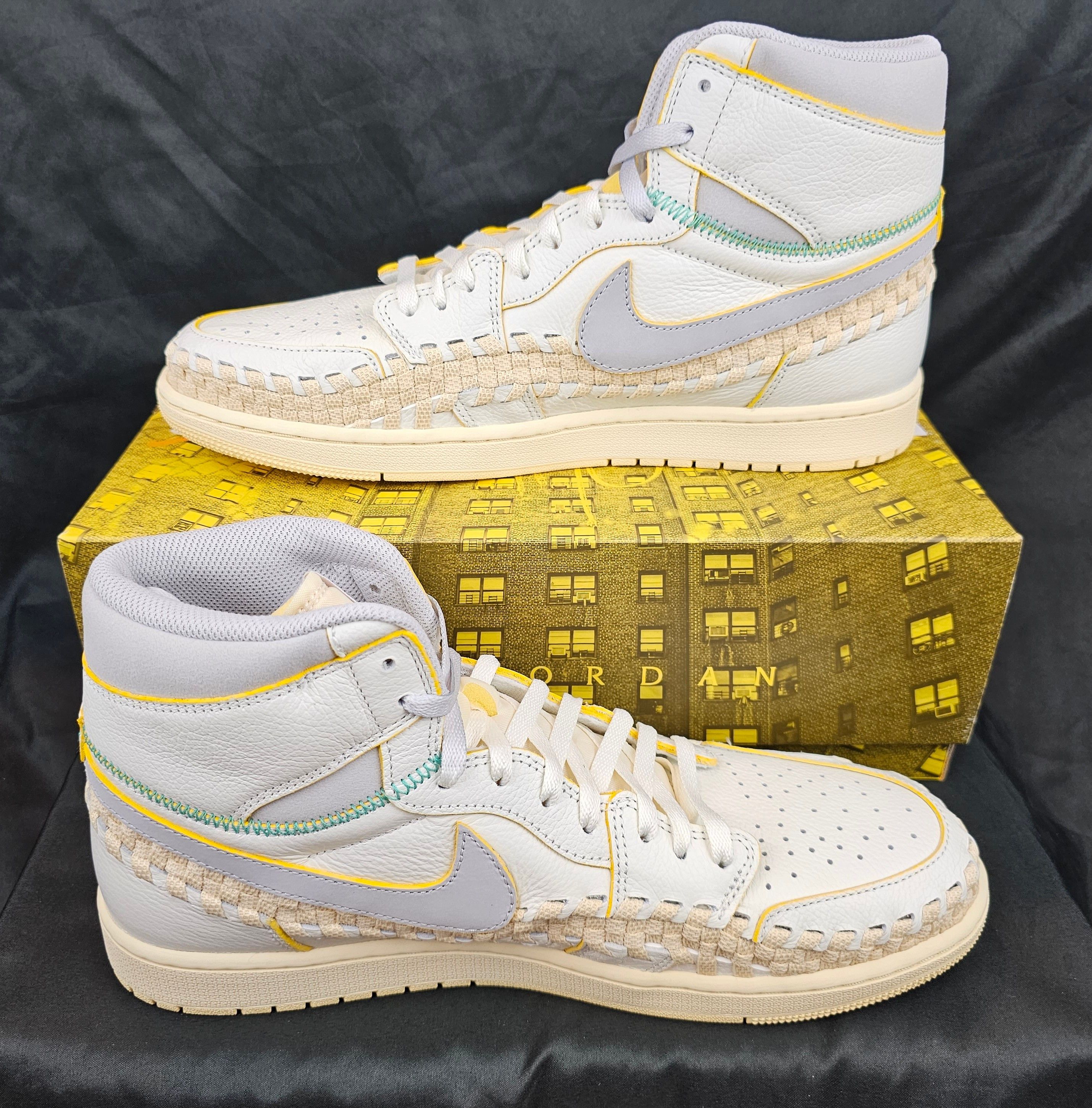 Jordan Brand Nike Jordan 1 Retro Hi OG SP Union LA Bephies Beauty Supply Size US 13 / EU 46 - 3 Thumbnail