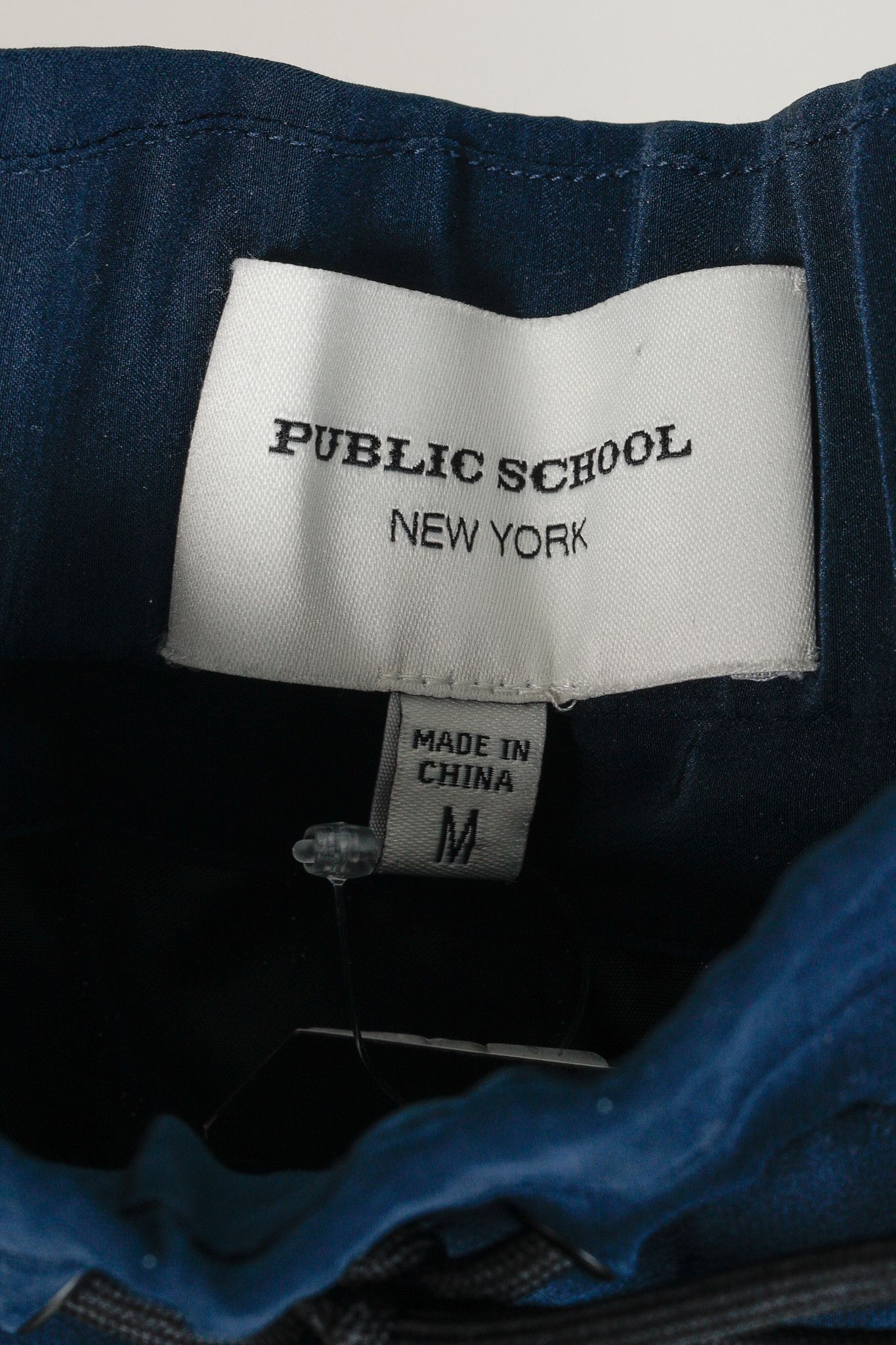 Public School Public School SS/15 Runway Navy Silk Charmeuse Boxer Shorts Size 32" / US 10 / IT 46 - 5 Thumbnail