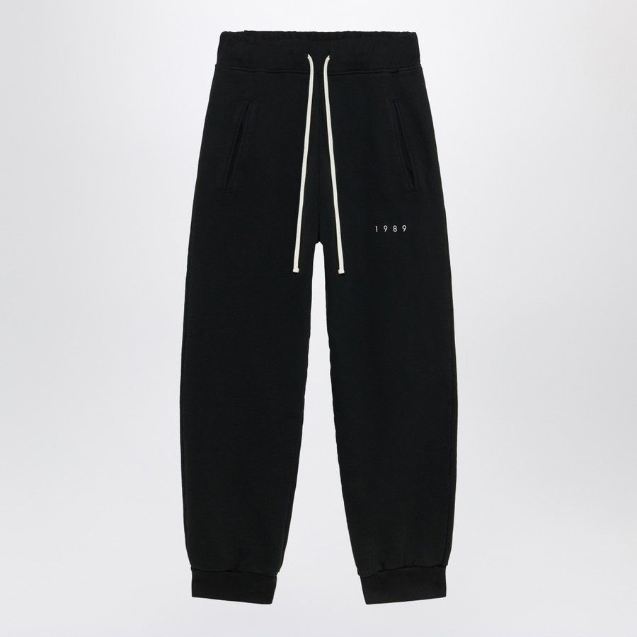 1989 STUDIO o1d2blof1124 Logo Sweatpants & Joggers in Black Size US 28 / EU 44 - 1 Thumbnail