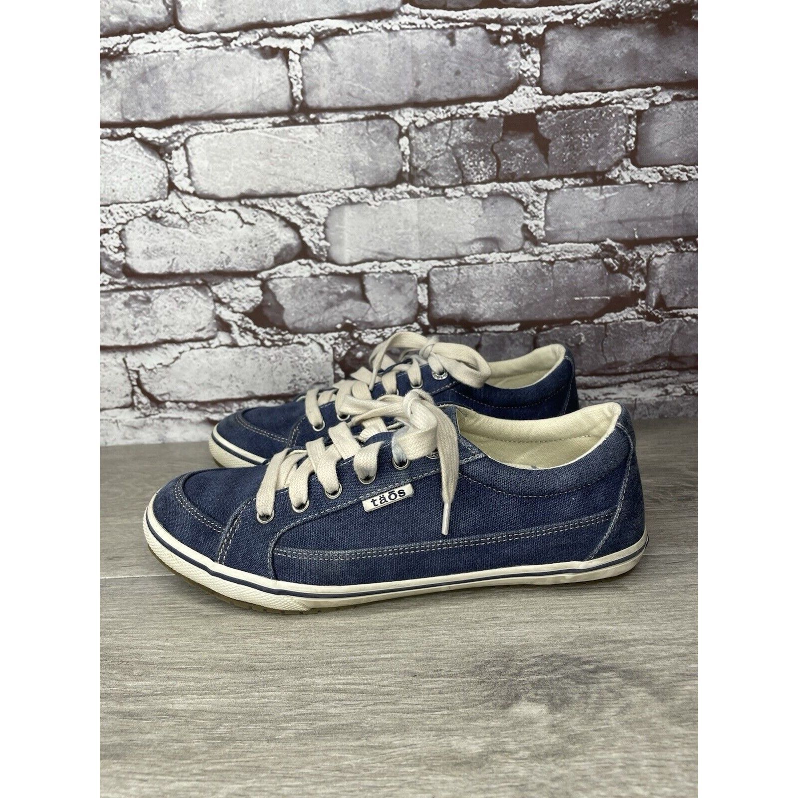 Other Taos Star Blue Denim Casual Comfort Lace Up Sneakers Shoes W Size US 8.5 / IT 38.5 - 9 Thumbnail