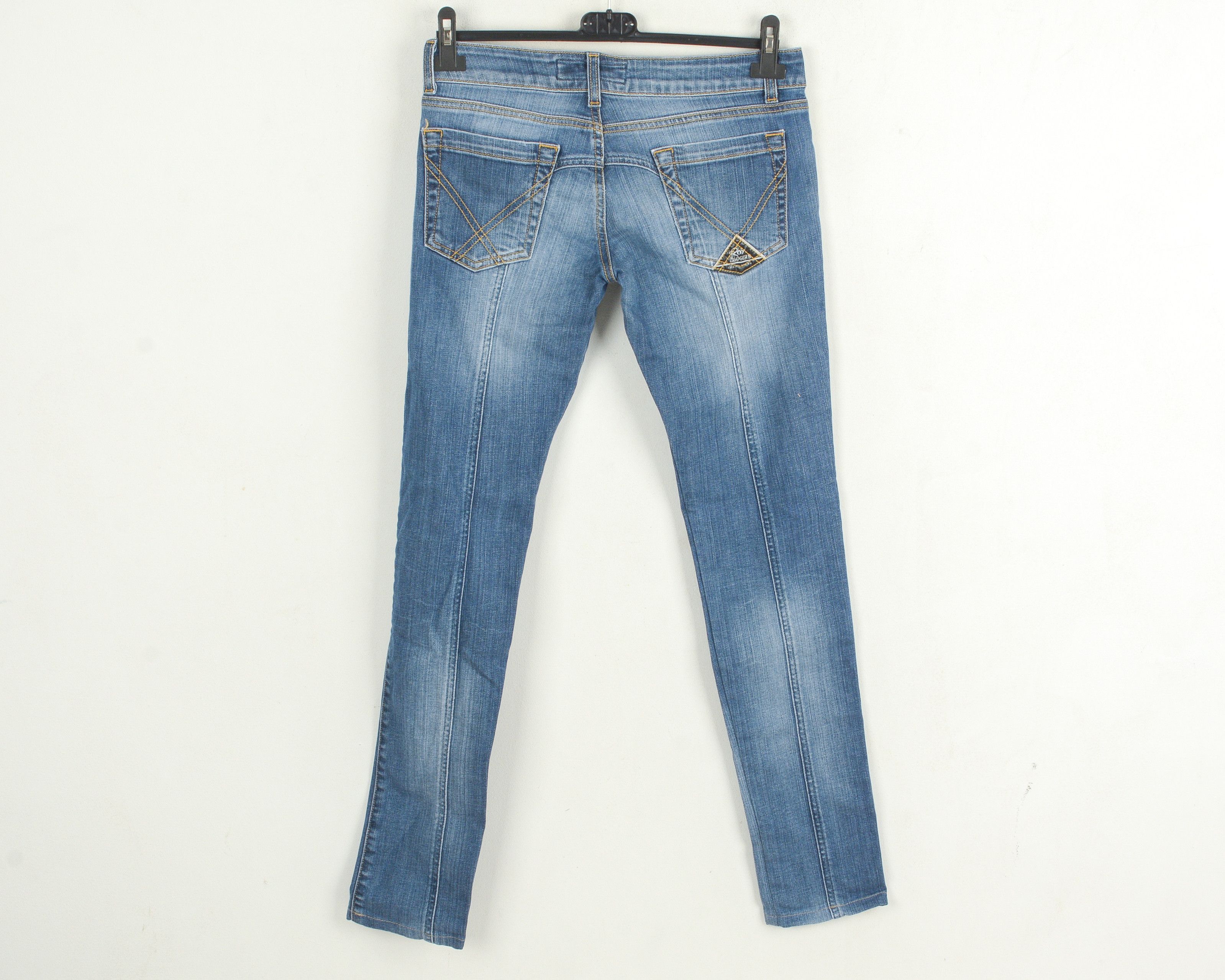 Other ROY ROGER'S Push Up Elastic IT W29 L43 Skinny Jeans Italy Size 29" - 3 Thumbnail