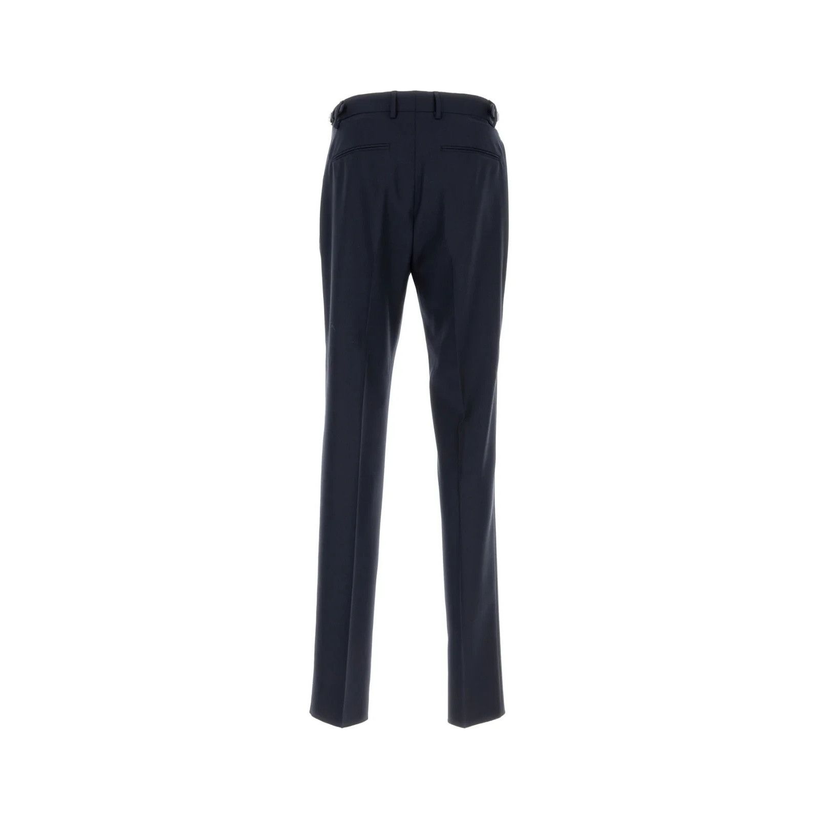 Versace VERSACE Dark Blue Wool Pants New & Authentic (Men's size:US Size US 36 / EU 52 - 2 Thumbnail