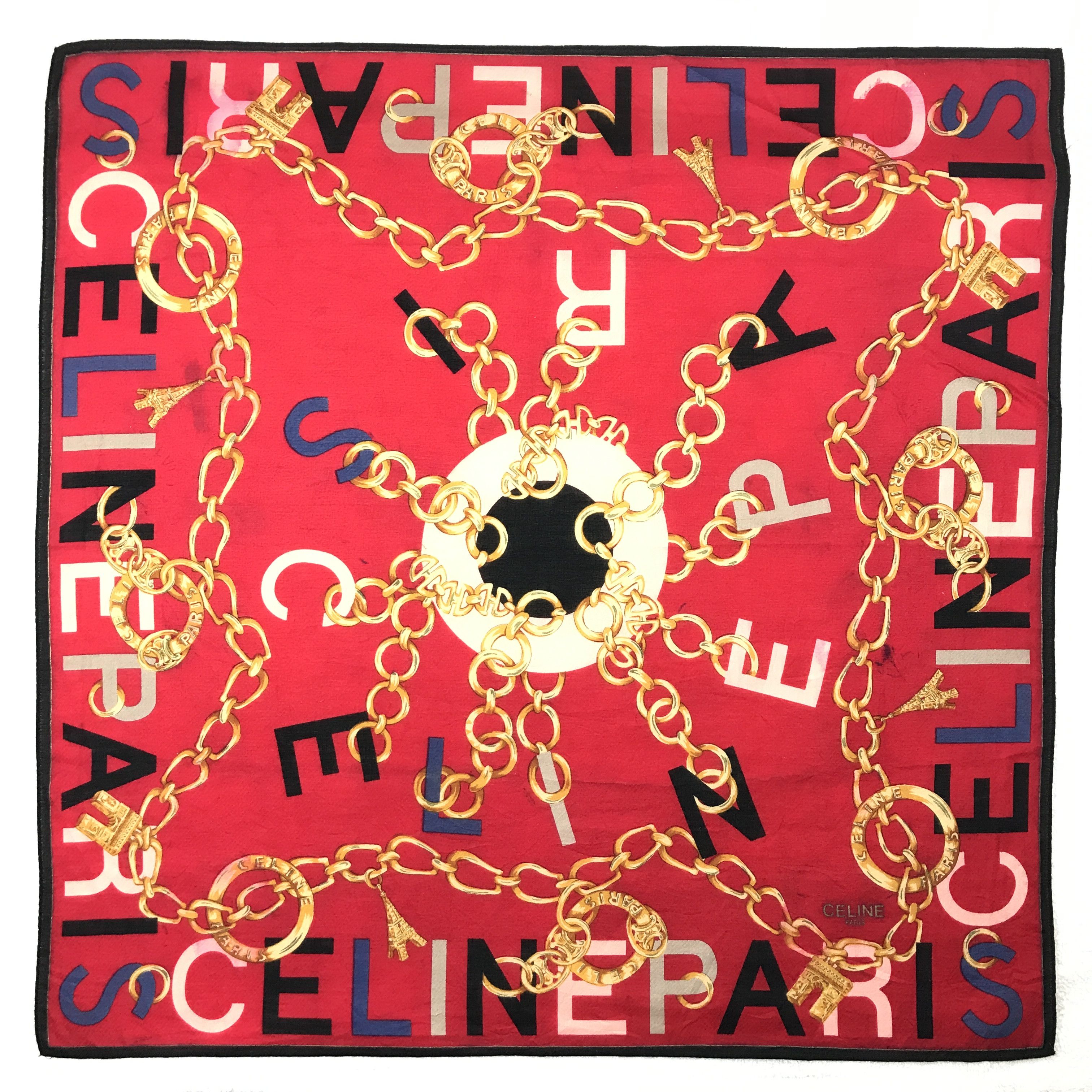 Celine Vintage Celine Bandana Neckerchief Handkerchief Size ONE SIZE - 1 Thumbnail