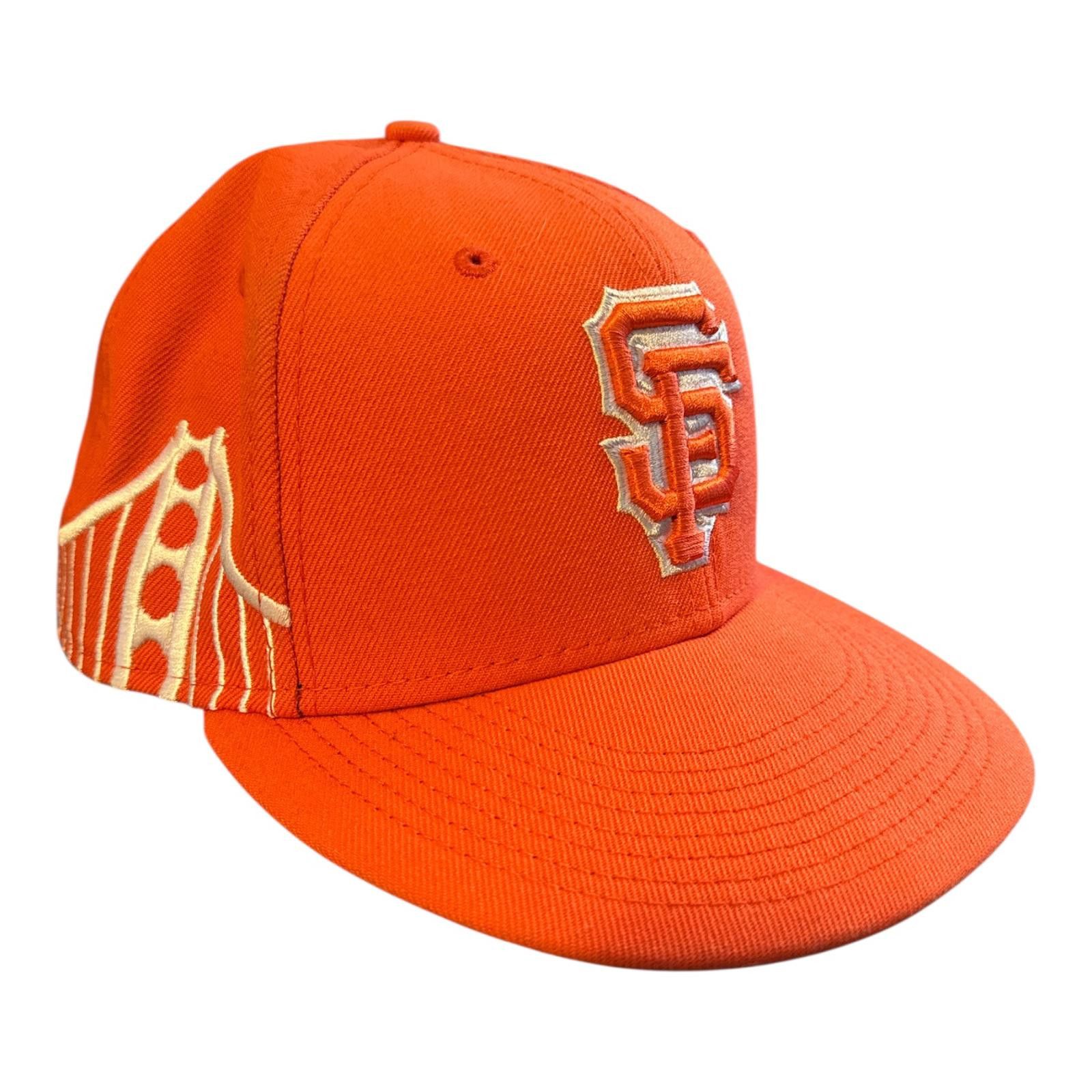 New Era New Era San Francisco Giants Orange 59FIFTY Fitted Cap 7 3/8 Size ONE SIZE - 1 Thumbnail