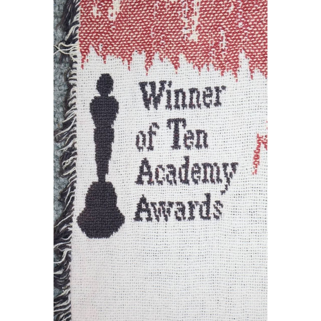 Vintage Vintage Gone With the Wind 1993 Woven Tapestry Throw Blanket Size ONE SIZE - 4 Thumbnail