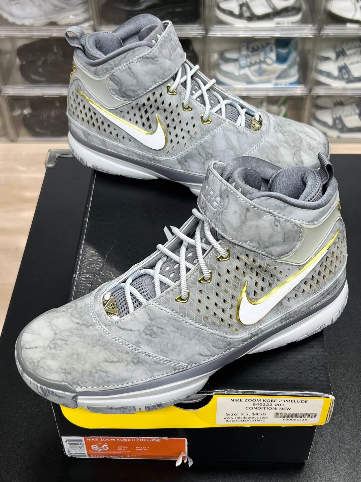 Nike NIKE Zoom Kobe 2 Prelude Grey Basketball Shoes K15 Size US 10 / EU 43 - 1 Thumbnail