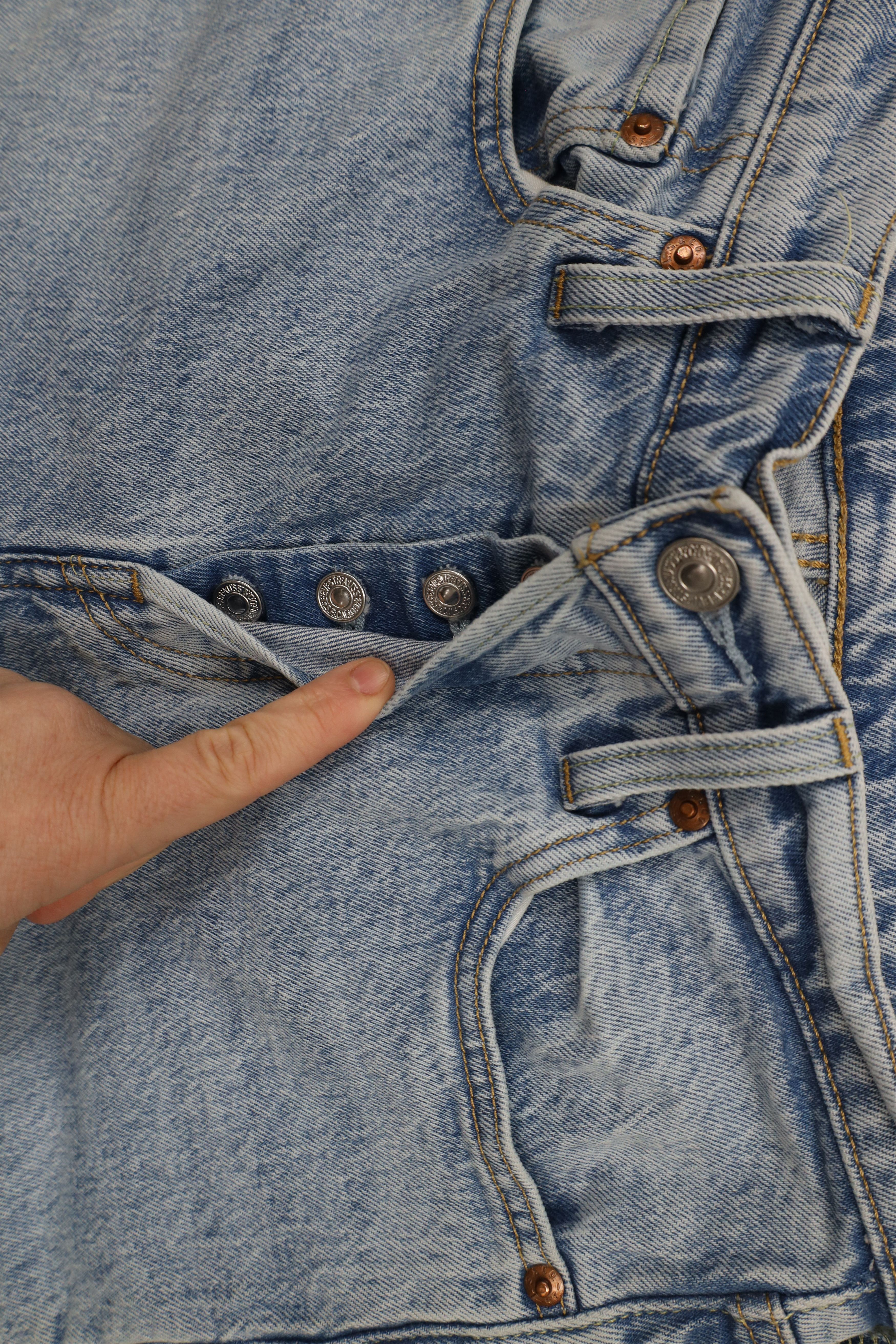 Levi's × Vintage Vintage Y2K Levis 501xx Fly Premium Original Fit Denim Jeans Size 27" / US 4 / IT 40 - 5 Thumbnail