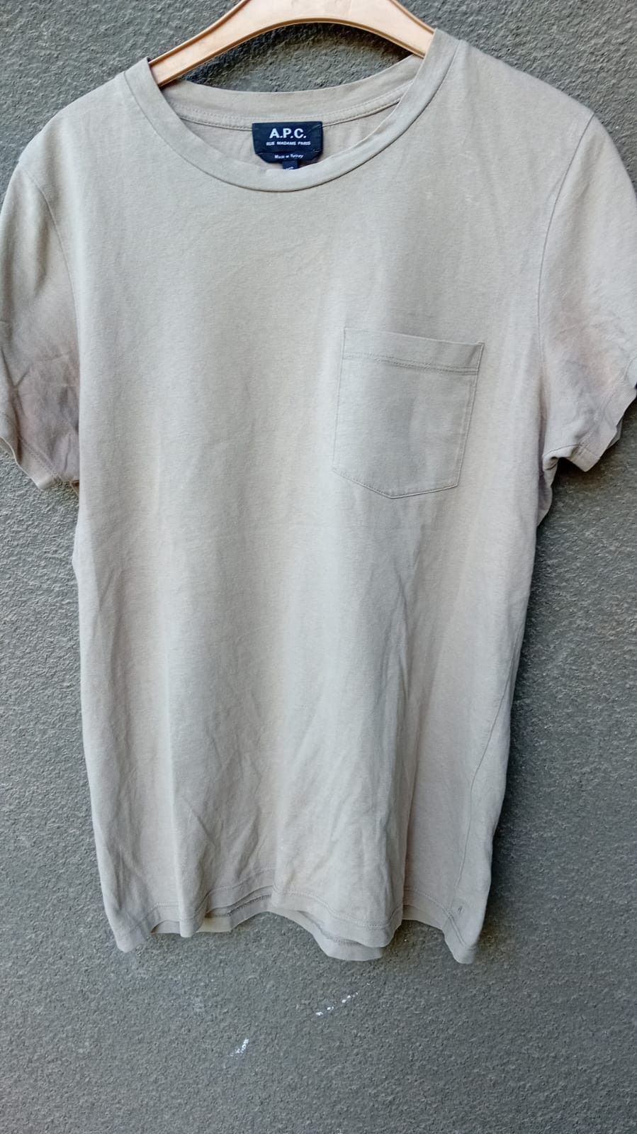A.P.C. A.P.C. Rue Madame Paris Basic Pocket tee Unisex Men XS/Wmn M Size M / US 6-8 / IT 42-44 - 1 Thumbnail