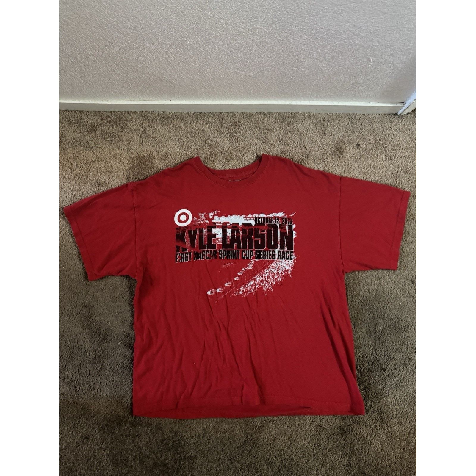 NASCAR Vintage Y2K 2013 Kyle Larson NASCAR Tee Size US XXL / EU 58 / 5 - 2 Thumbnail
