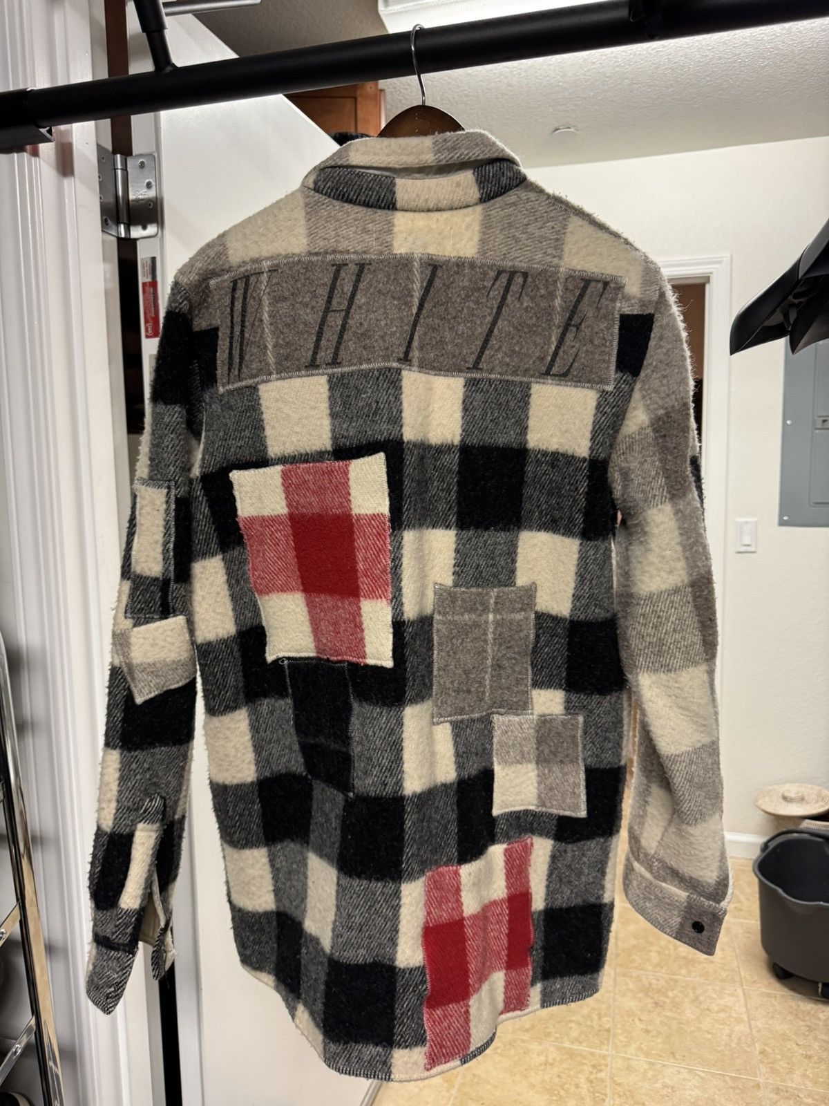Off-White OFF WHITE FW16 Patchwork Wool Flannel Size US M / EU 48-50 / 2 - 4 Thumbnail