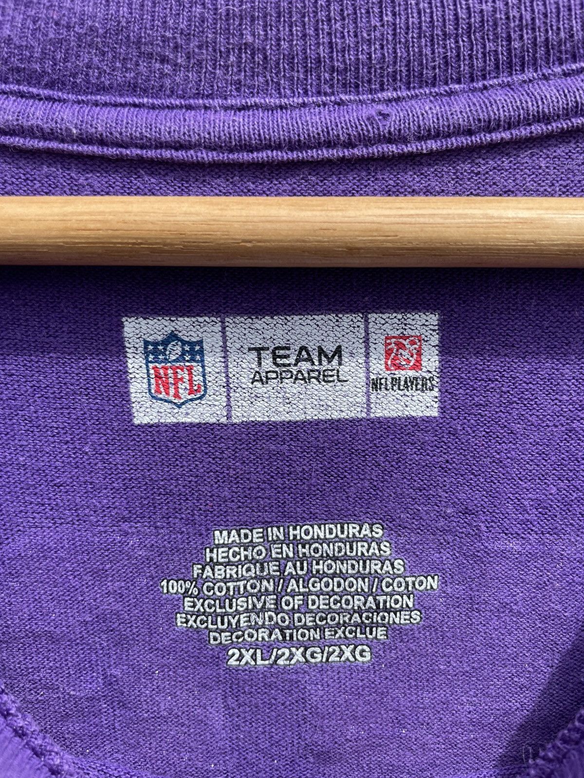 NFL 🔥Accept Binding Offer🔥 Minnesota Vikings Ponder 7 NFL Tshirt Size US XL / EU 56 / 4 - 5 Thumbnail