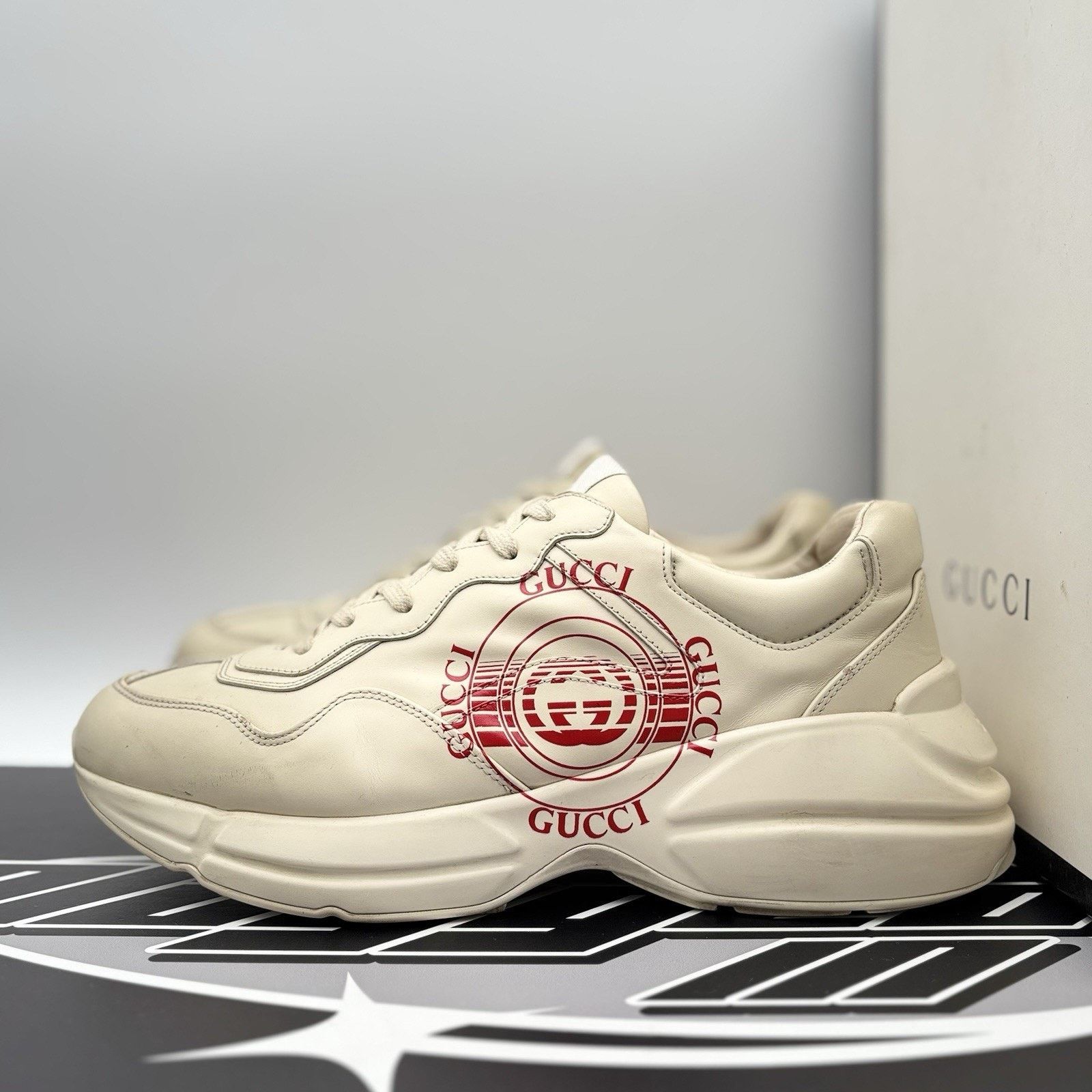 Gucci Gucci Rhyton Interlocking Disk | GREAT CONDITION! Size US 10.5 / EU 43-44 - 1 Thumbnail