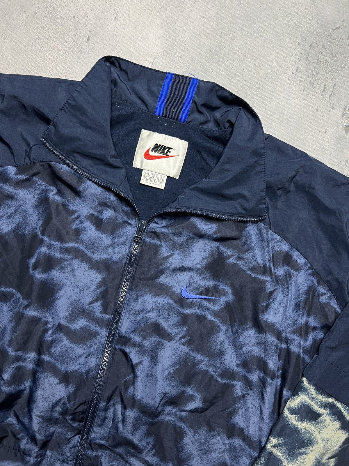 Nike Nike Vintage Big Logo Track Jacket Swoosh Zip-Up y2k 90s USA Size US L / EU 52-54 / 3 - 5 Thumbnail