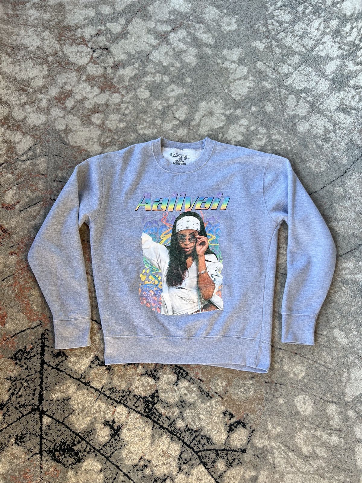 Band Tees × Vintage Vintage Aaliyah Sweatshirt Size US M / EU 48-50 / 2 - 1 Thumbnail