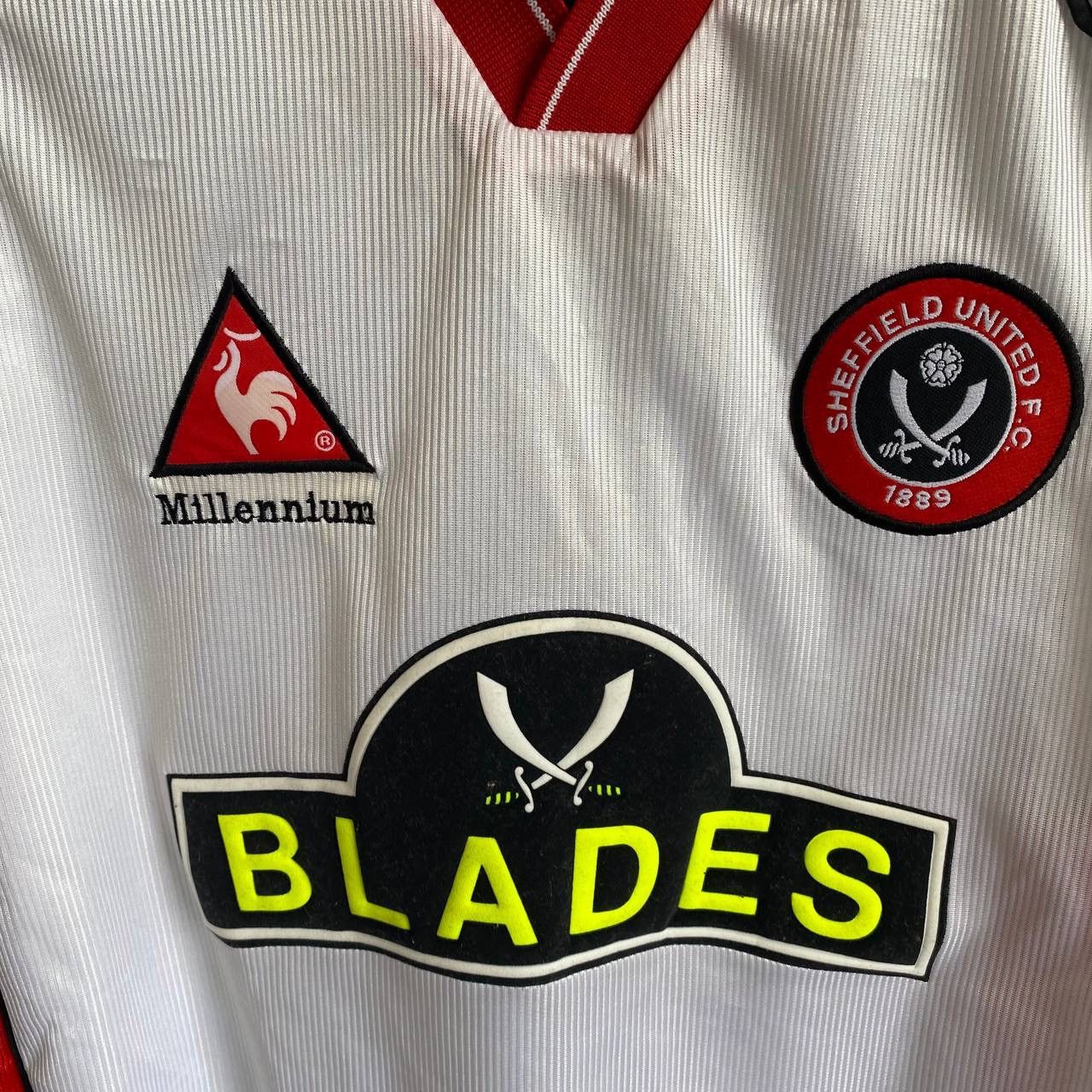 Le Coq Sportif × Vintage Vintage Le Coq Sportif Sheffield United 1996 soccer jersey Size US S / EU 44-46 / 1 - 3 Thumbnail
