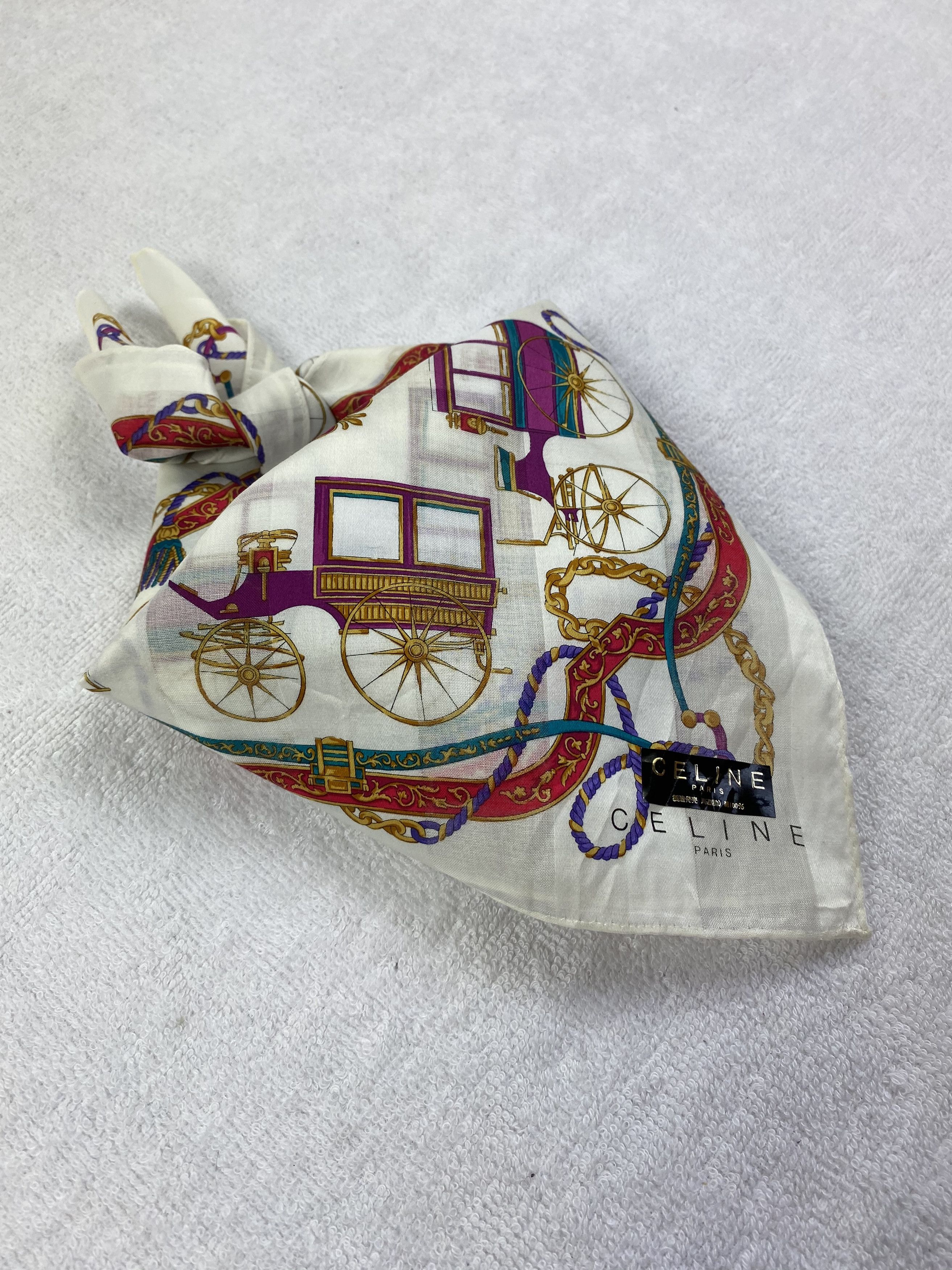 Celine Celine Handkerchief / Bandana / Neckerchief Size ONE SIZE - 2 Thumbnail