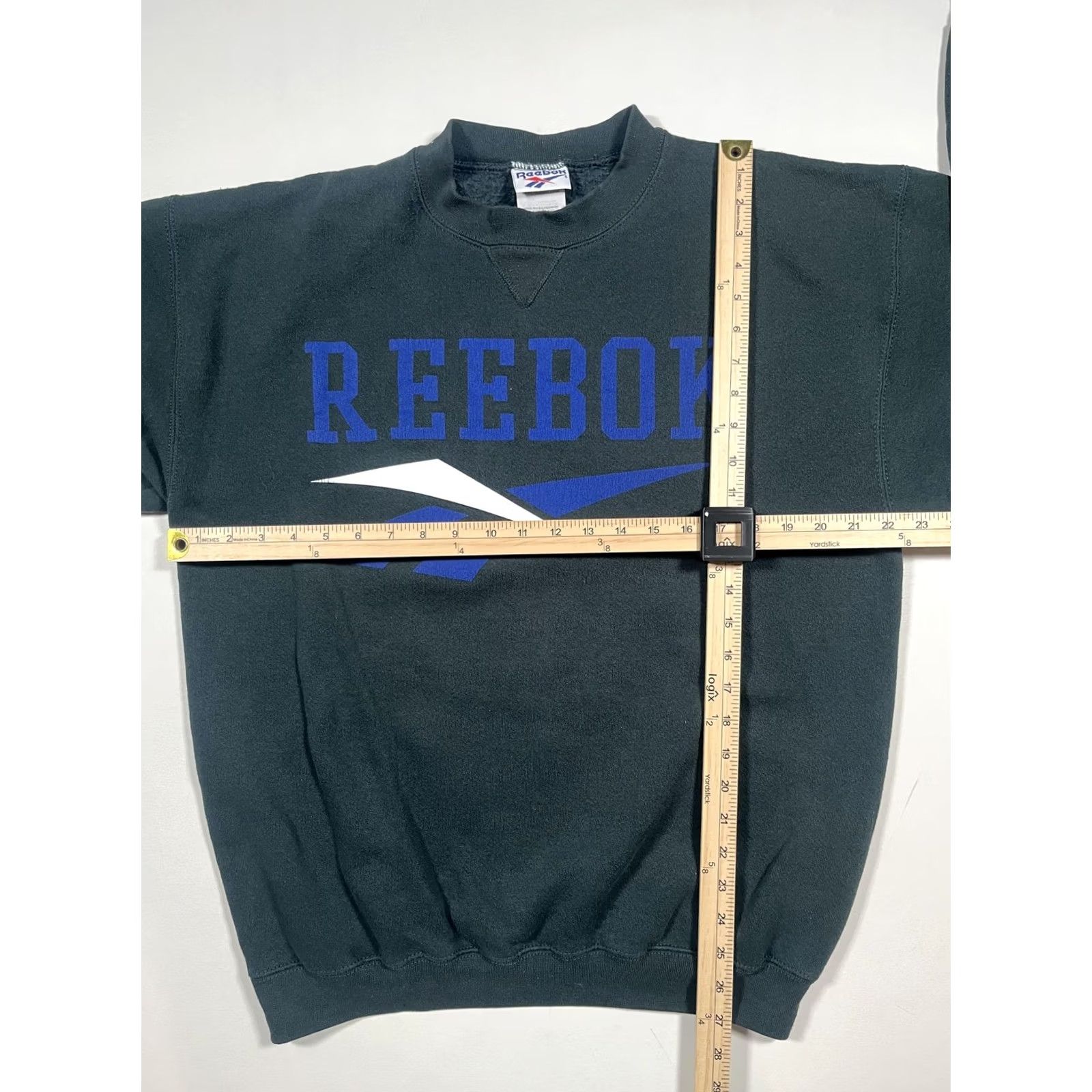 Reebok VINTAGE Reebok Sweatshirt Mens Large Green Fleece Crewneck Big Logo USA 90s Size US L / EU 52-54 / 3 - 6 Thumbnail
