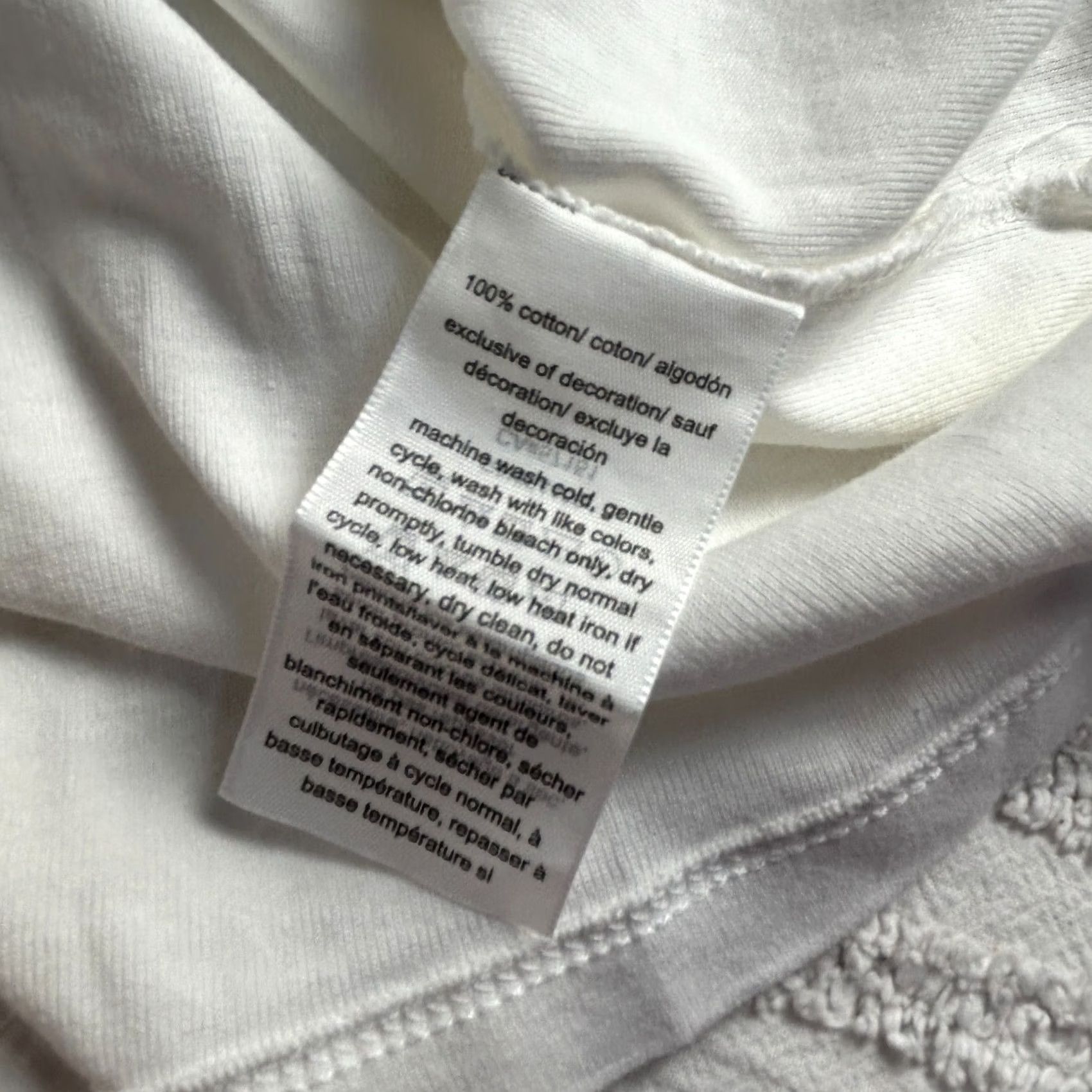 Tommy Hilfiger Tommy Hilfiger Sleeveless Shirt Women's Medium White 1/4 Zip Embroidered Top Size M / US 6-8 / IT 42-44 - 4 Thumbnail