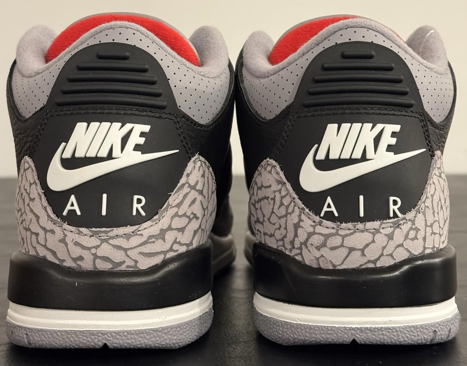Grayers Nike Air Jordan 3 Retro GS Youth Size 4.5Y Black Fire Red Size US 5 / EU 37 - 5 Thumbnail