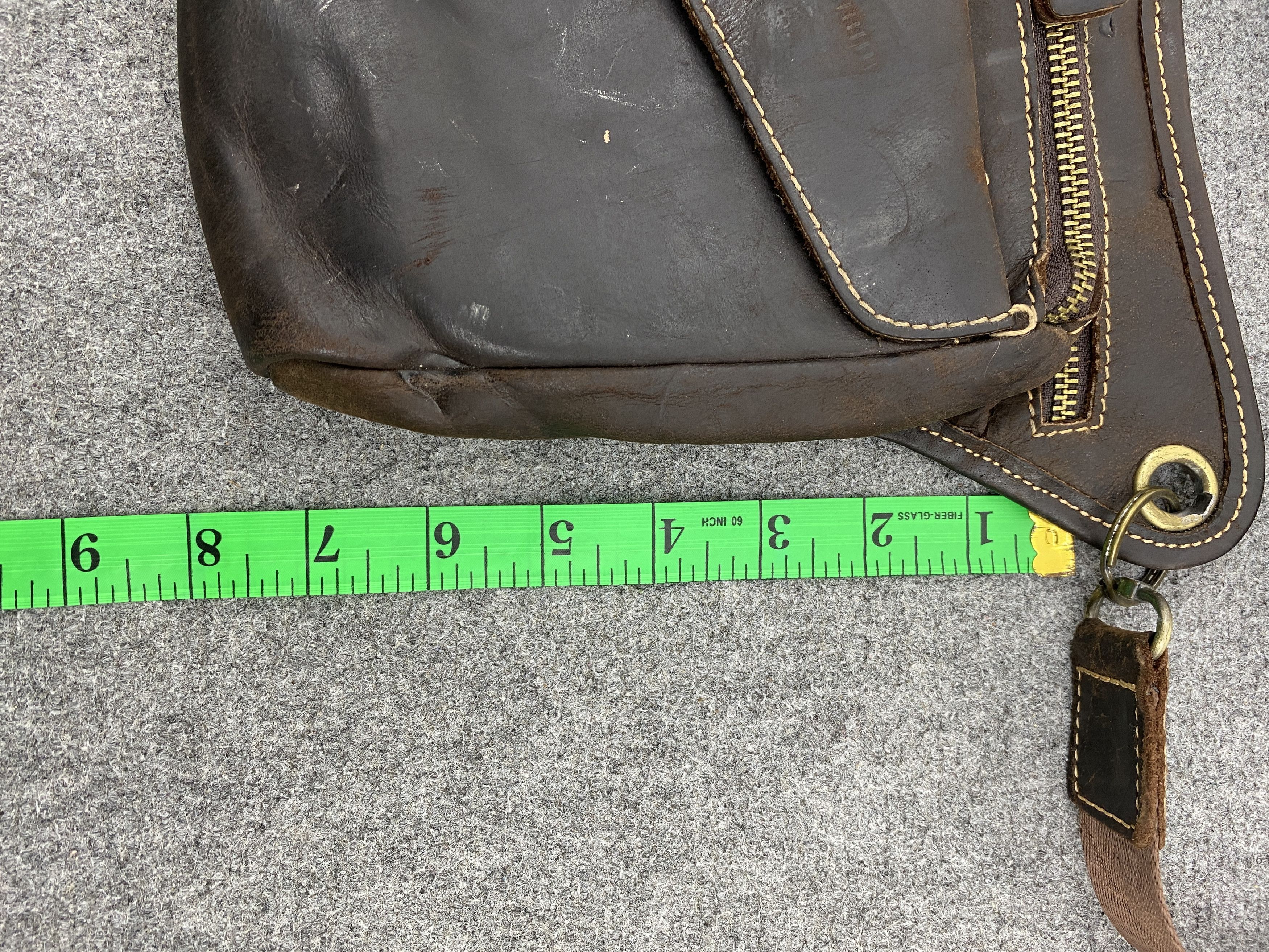 If Six Was Nine Vintage Japanese Brand Leather Sling Bag BG0113 Size ONE SIZE - 16 Thumbnail