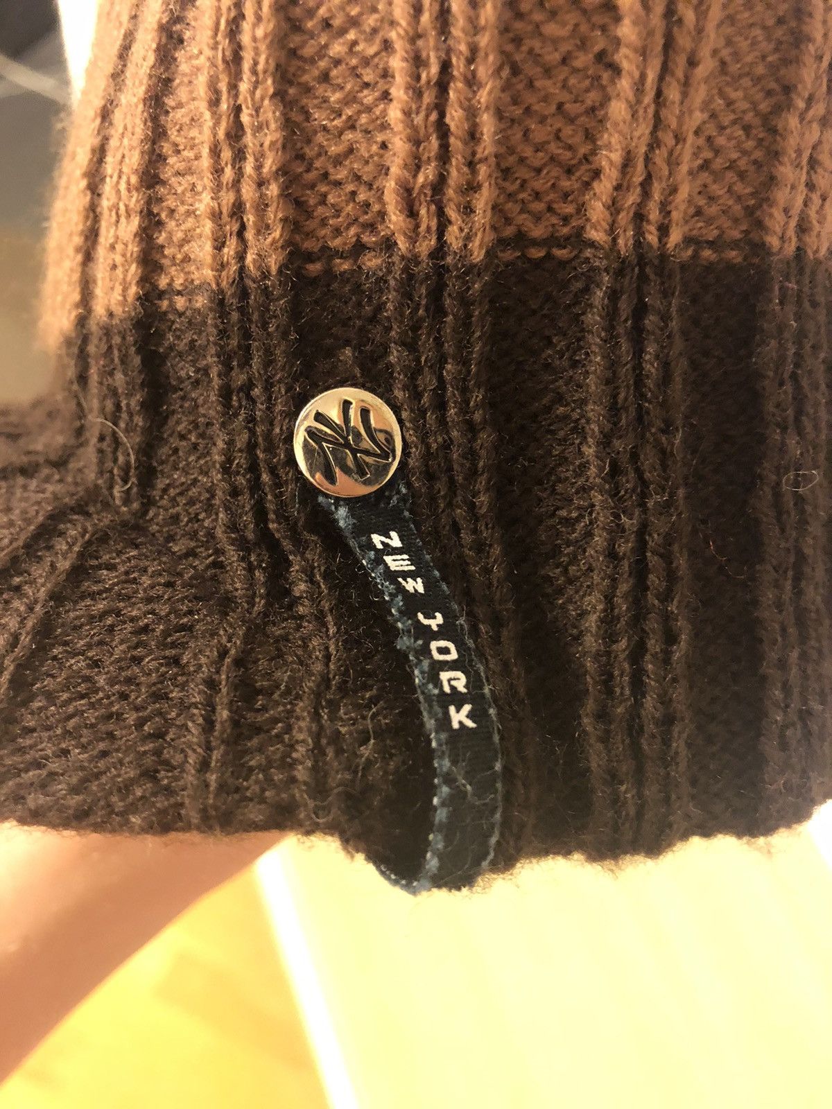 MLB × New York Yankees × Vintage RARE NEW YORK YANKEES MLB BRIMMED HAT CAP BEANIE Size ONE SIZE - 2 Thumbnail