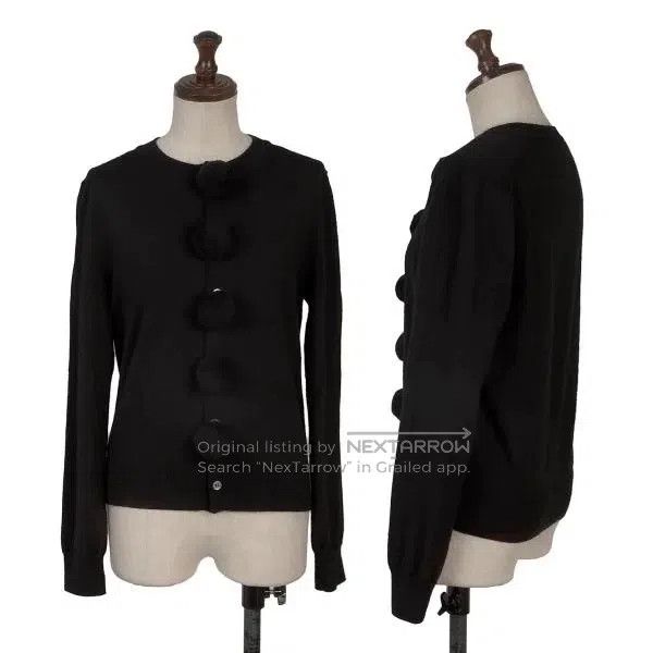 Comme des Garcons Comme Des Garcons Black retro ball knitted coat Size S / US 4 / IT 40 - 1 Thumbnail
