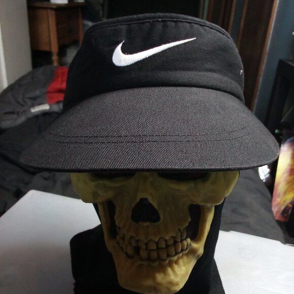 Nike × Vintage Vintage 90s Nike Swoosh Sun Visor Golf Size ONE SIZE - 1 Thumbnail