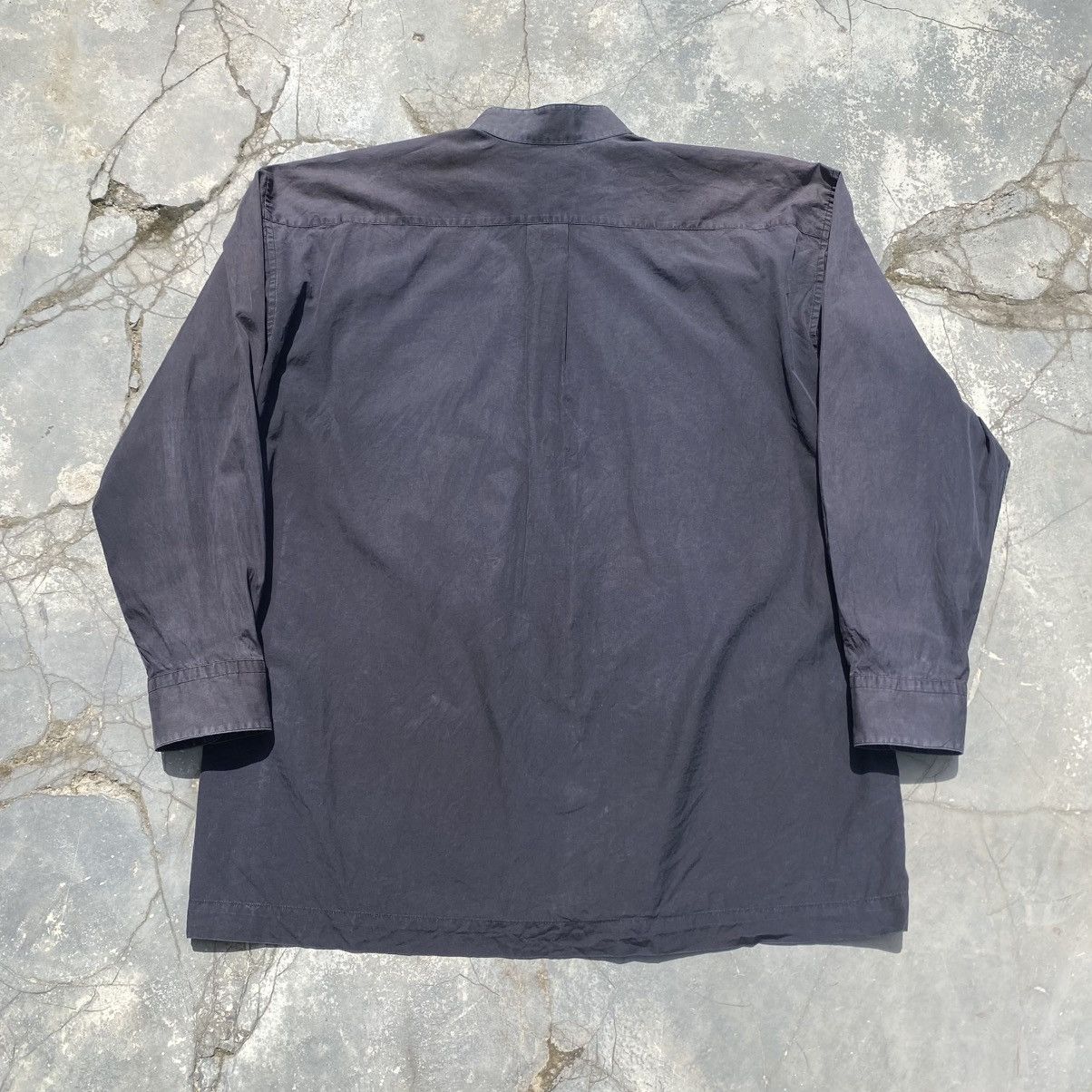 Homme Plisse Issey Miyake Very Rare 1980s ISSEY MIYAKE Mandarin Collar Shirt Size US L / EU 52-54 / 3 - 2 Thumbnail