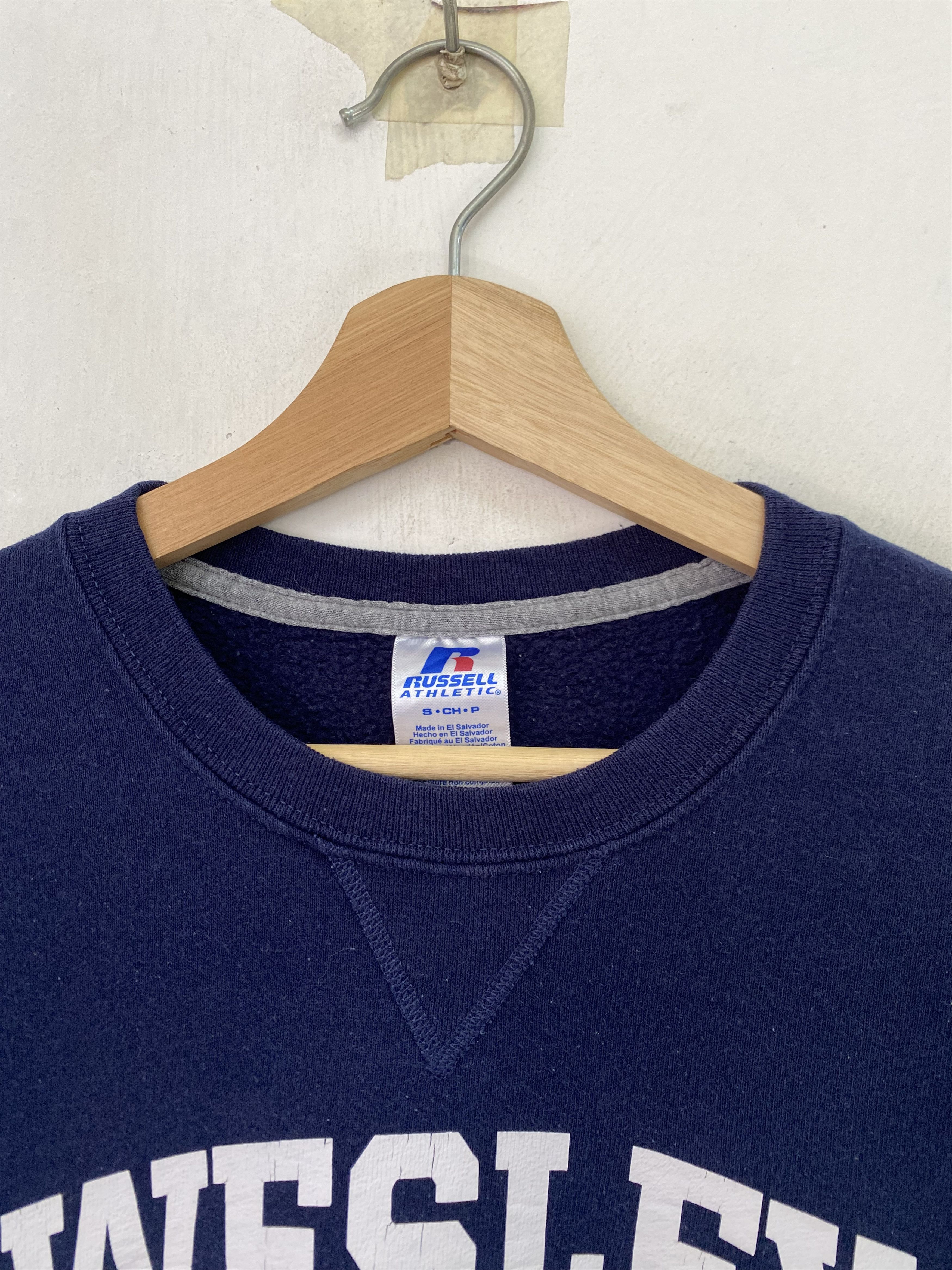 Other Wesley Soccer College Sweatshirt Blue Small Size Size US S / EU 44-46 / 1 - 3 Thumbnail