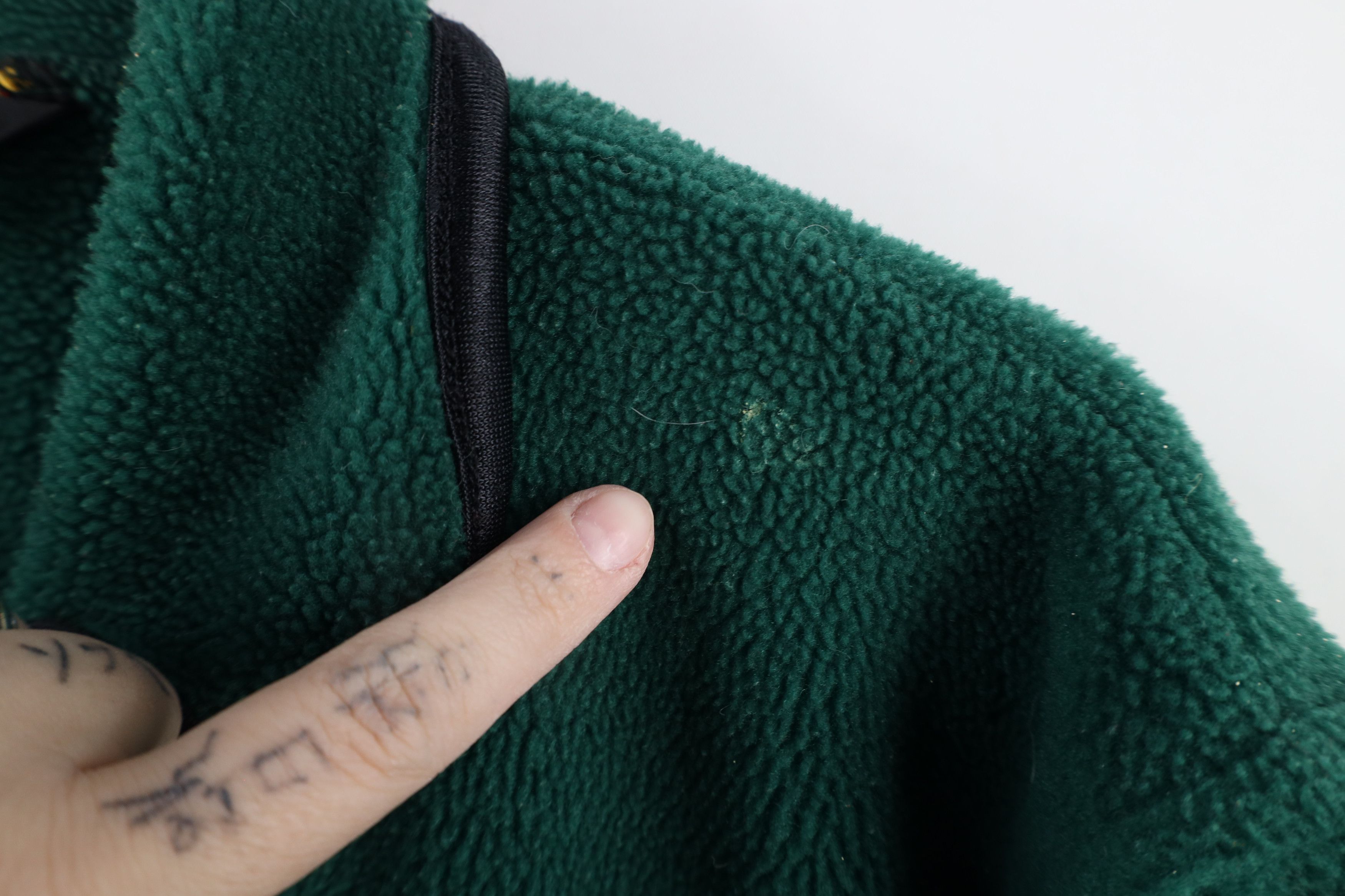 Rei × Vintage Vintage 90s REI Blank Full Zip Fleece Jacket Green USA Size US S / EU 44-46 / 1 - 4 Thumbnail
