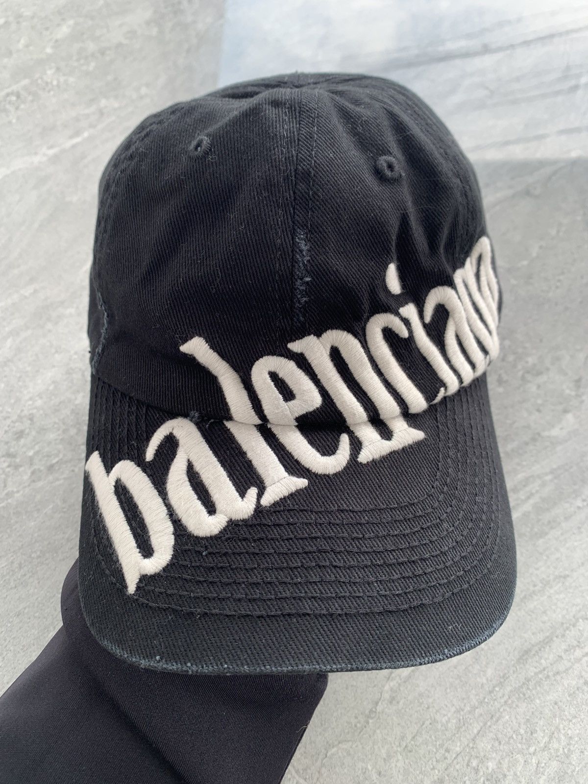 Balenciaga Balenciaga Diagonal Logo Baseball Cap Size ONE SIZE - 3 Thumbnail