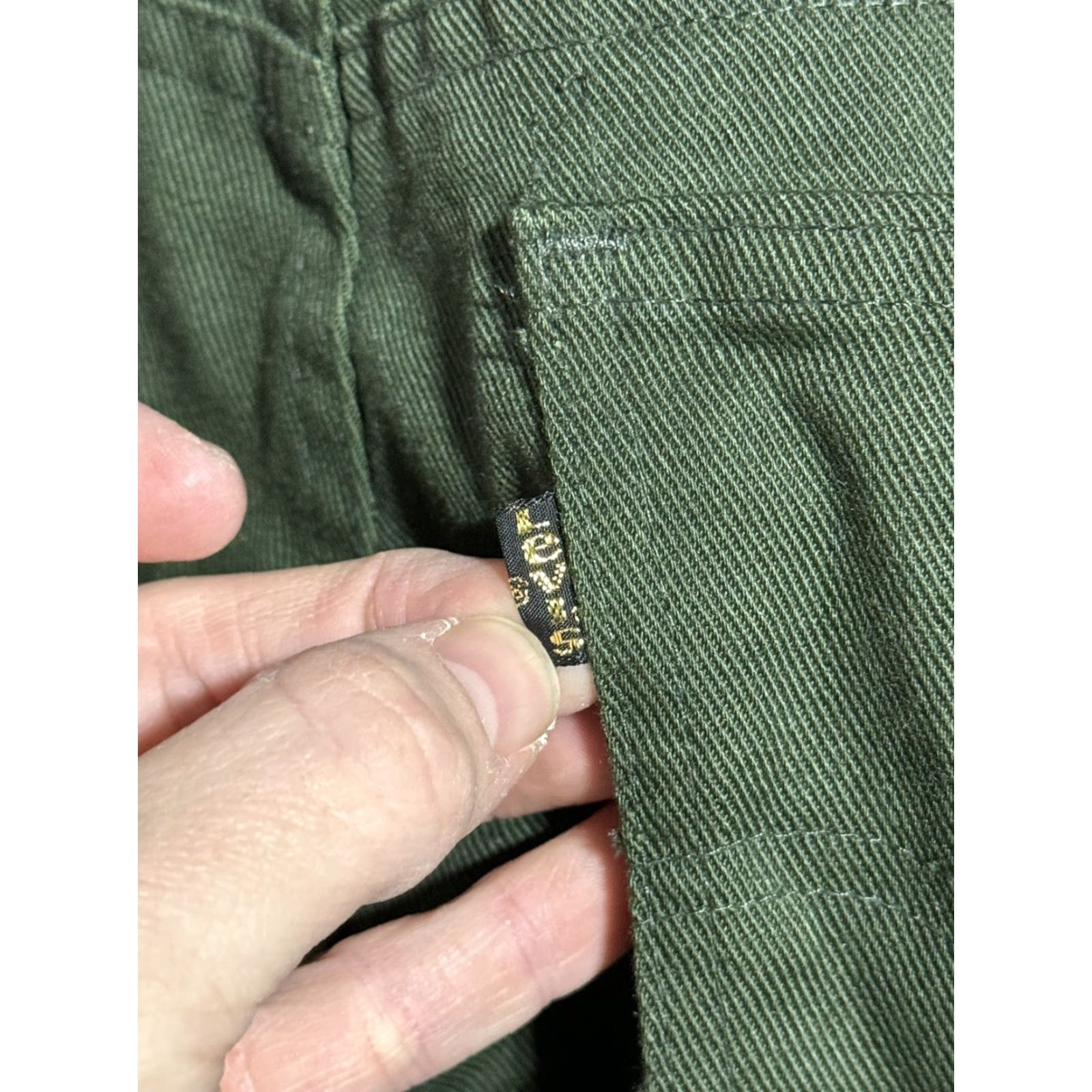 Vintage VINTAGE Levi’s 517 Sta-Prest Green Jeans 32W 31L Made In USA 1970s Mens Size US 32 / EU 48 - 5 Thumbnail