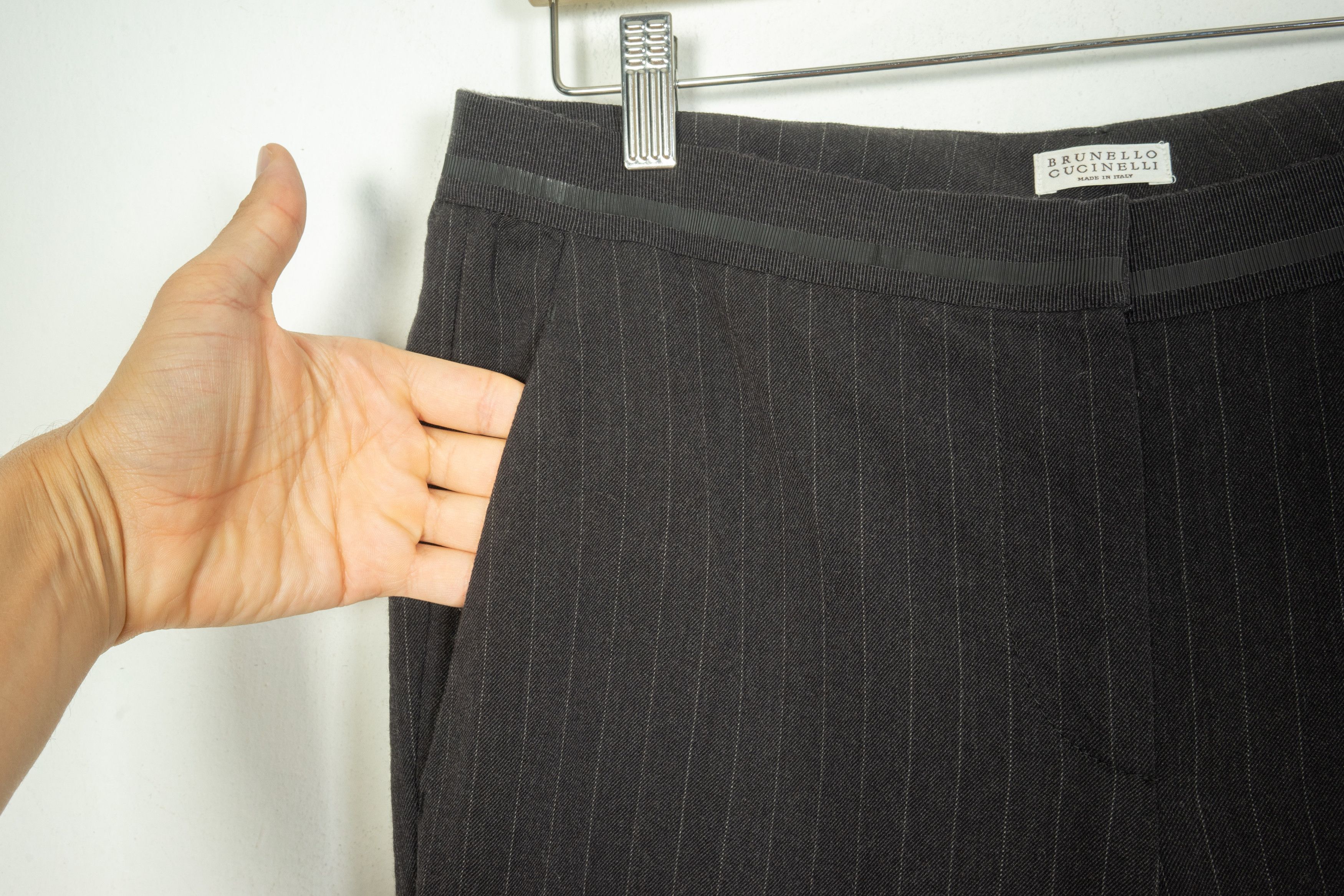 Brunello Cucinelli Brunello Cucinelli Wool Cargo Pants Size 30" / US 8 / IT 44 - 3 Thumbnail