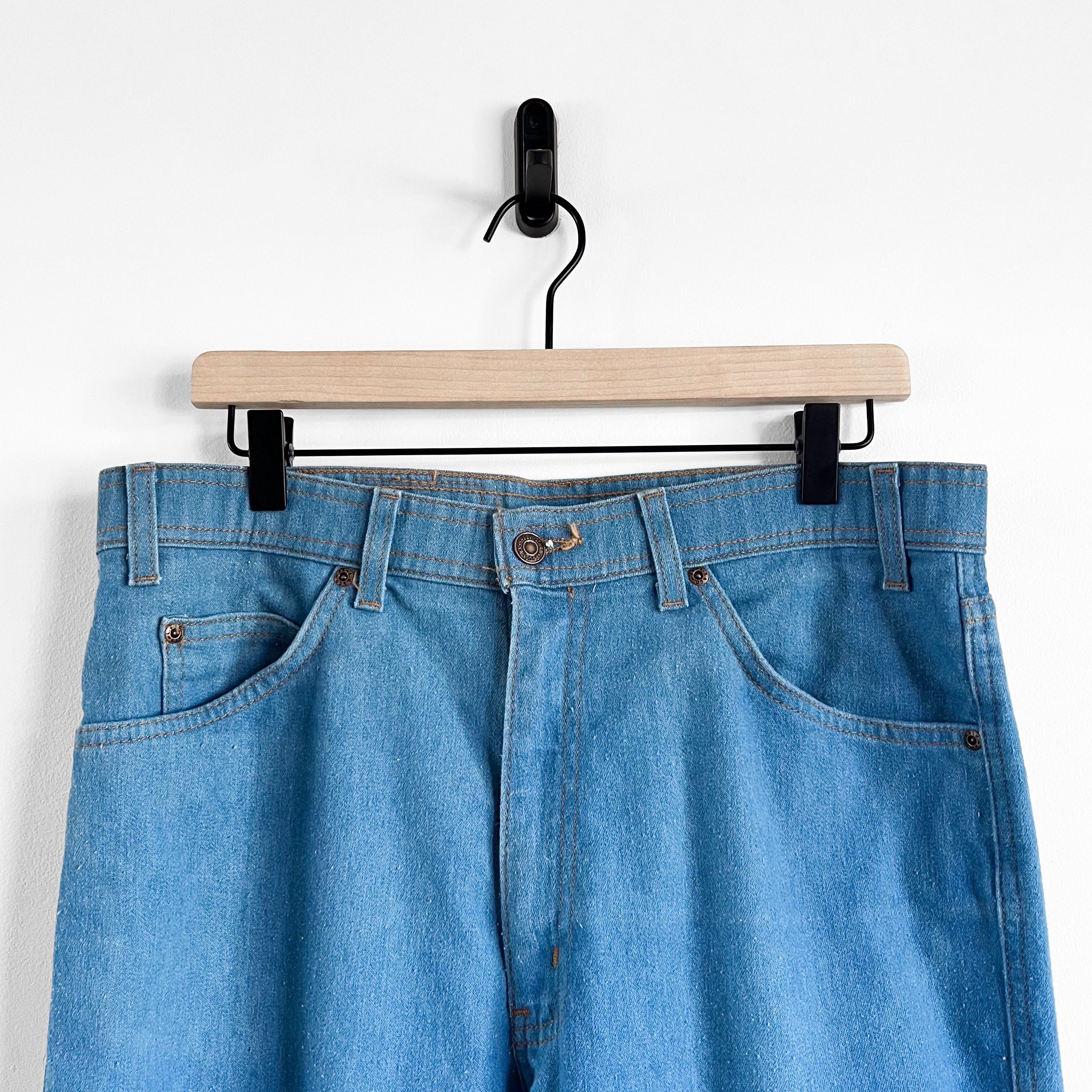 Levi's Vintage Clothing VTG Levi’s Brown Tab Boot Cut Denim Made In USA Size US 33 - 3 Thumbnail