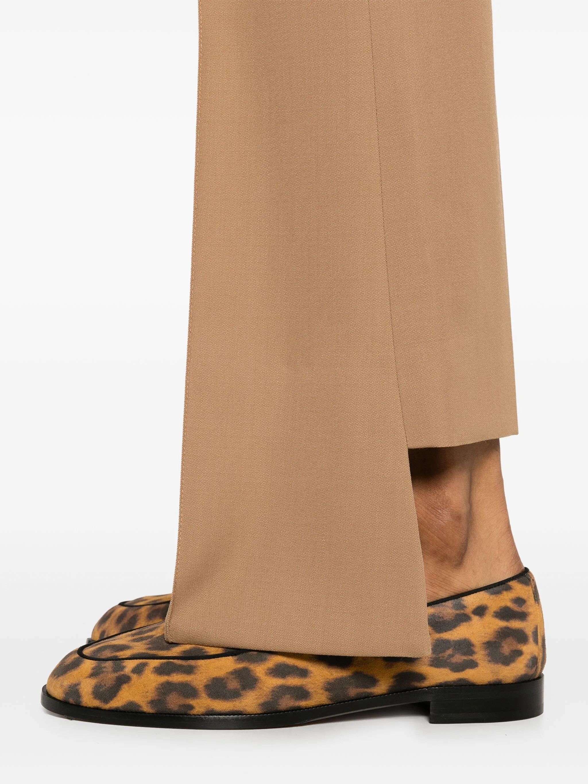 Chloe o1s22i1n0425 Asymmetric Hem Pant in Beige Size 26" / US 2 / IT 38 - 5 Thumbnail