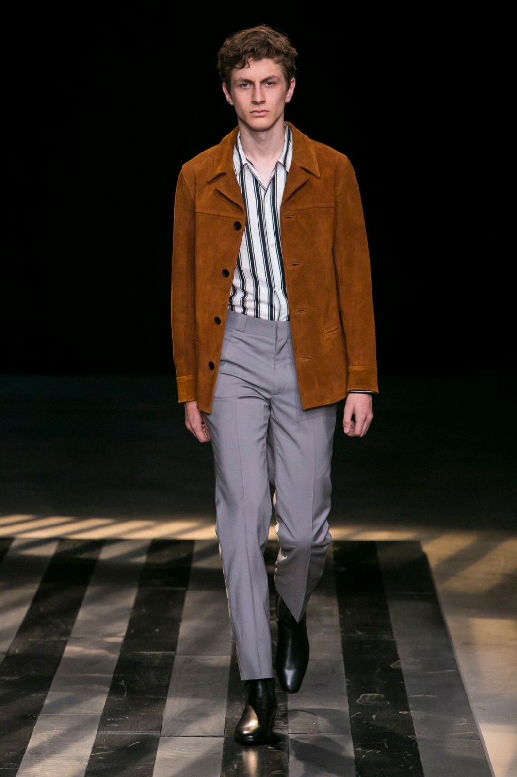 Sandro Sandro SS15 Byrds Leather Suede Jacket Slimane Size US XL / EU 56 / 4 - 1 Thumbnail