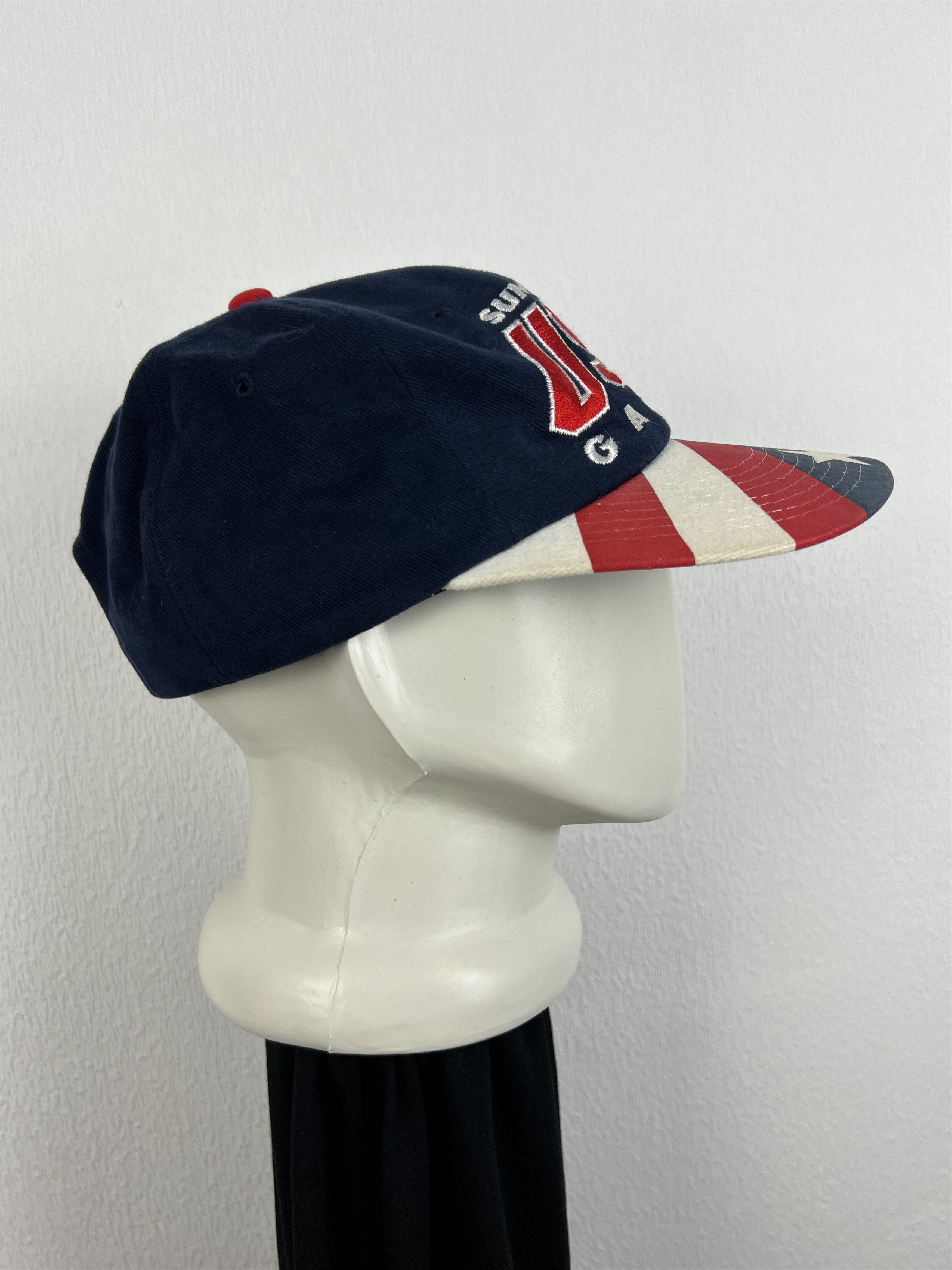 Starter Vintage 90s USA Olympics Atlanta Cap Trucker Snapback Hat Size ONE SIZE - 3 Thumbnail