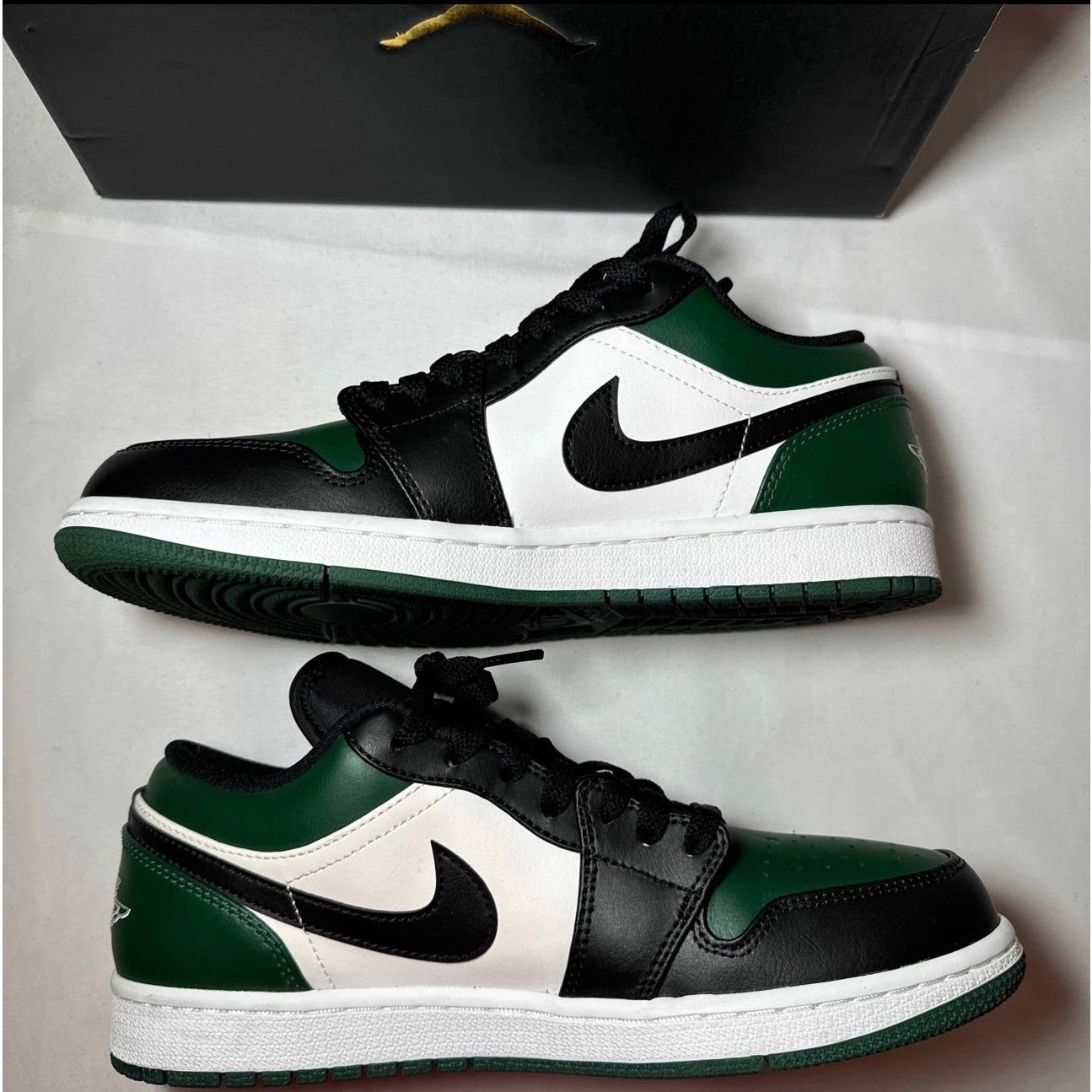 Jordan Brand × Nike Size 8 Nike Air Jordan 1 Low Green Toe Men's Shoes Ships Now Size US 8 / EU 41 - 3 Thumbnail