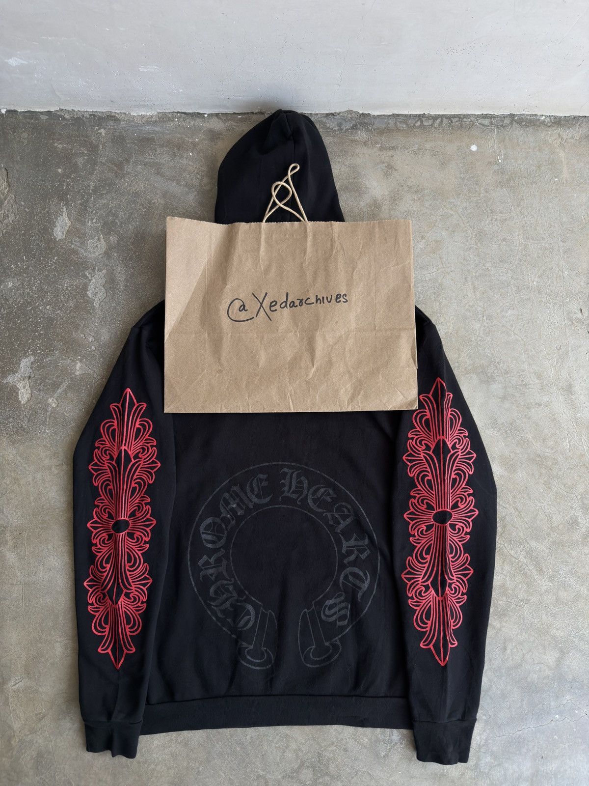 Chrome Hearts Chrome Hearts Floral Horse Shoe hoodie Size US L / EU 52-54 / 3 - 7 Thumbnail