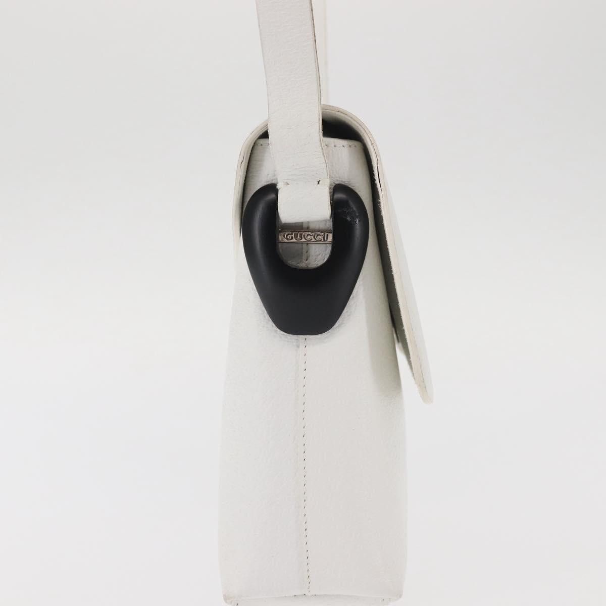 Gucci GUCCI Shoulder Bag Leather White Silver 001 1998 001 1998 Size ONE SIZE - 5 Thumbnail