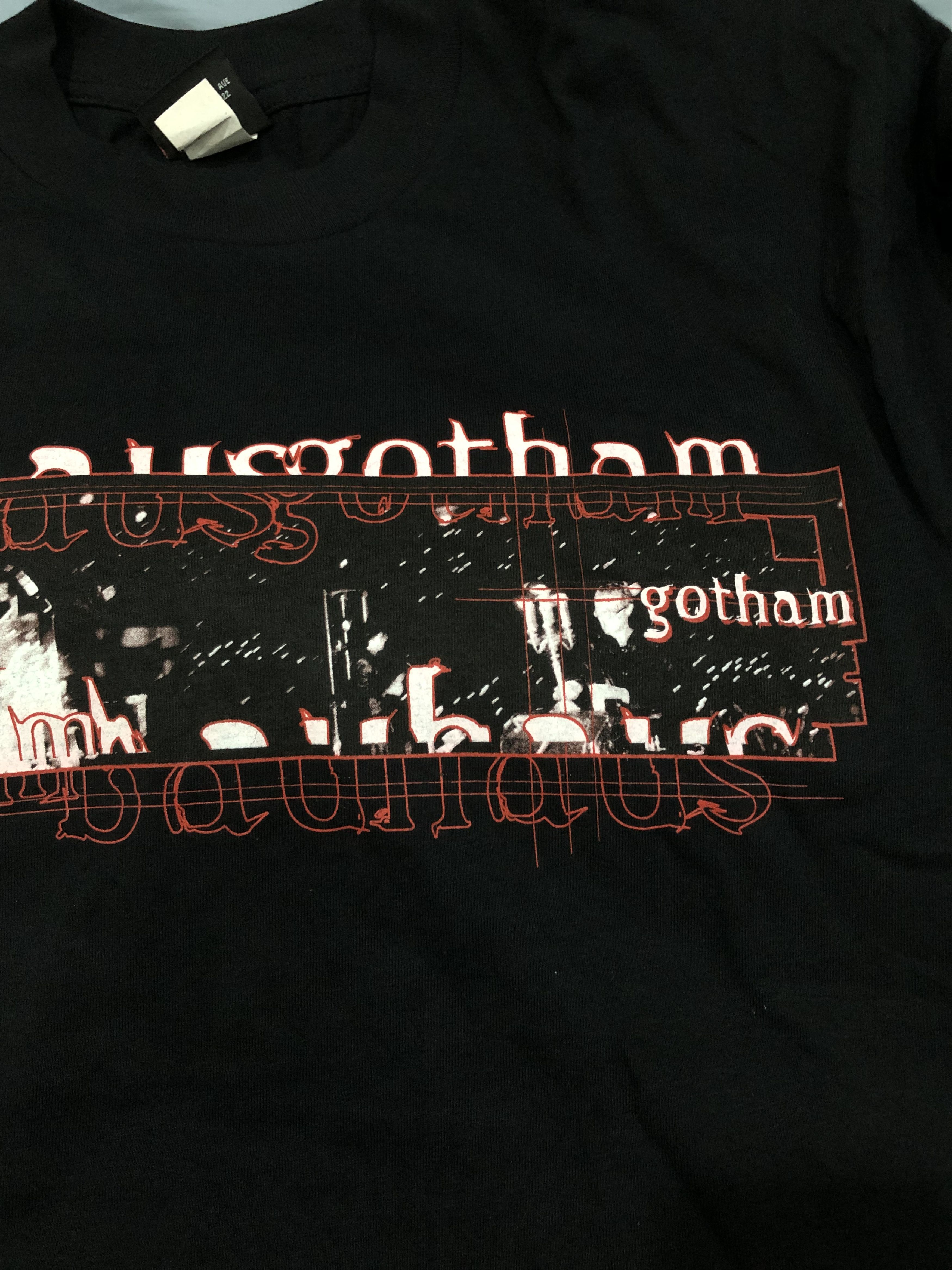 Band Tees × Giant × Vintage Vintage 90s Bauhaus Gotham Tour Tshirt Size US L / EU 52-54 / 3 - 4 Thumbnail