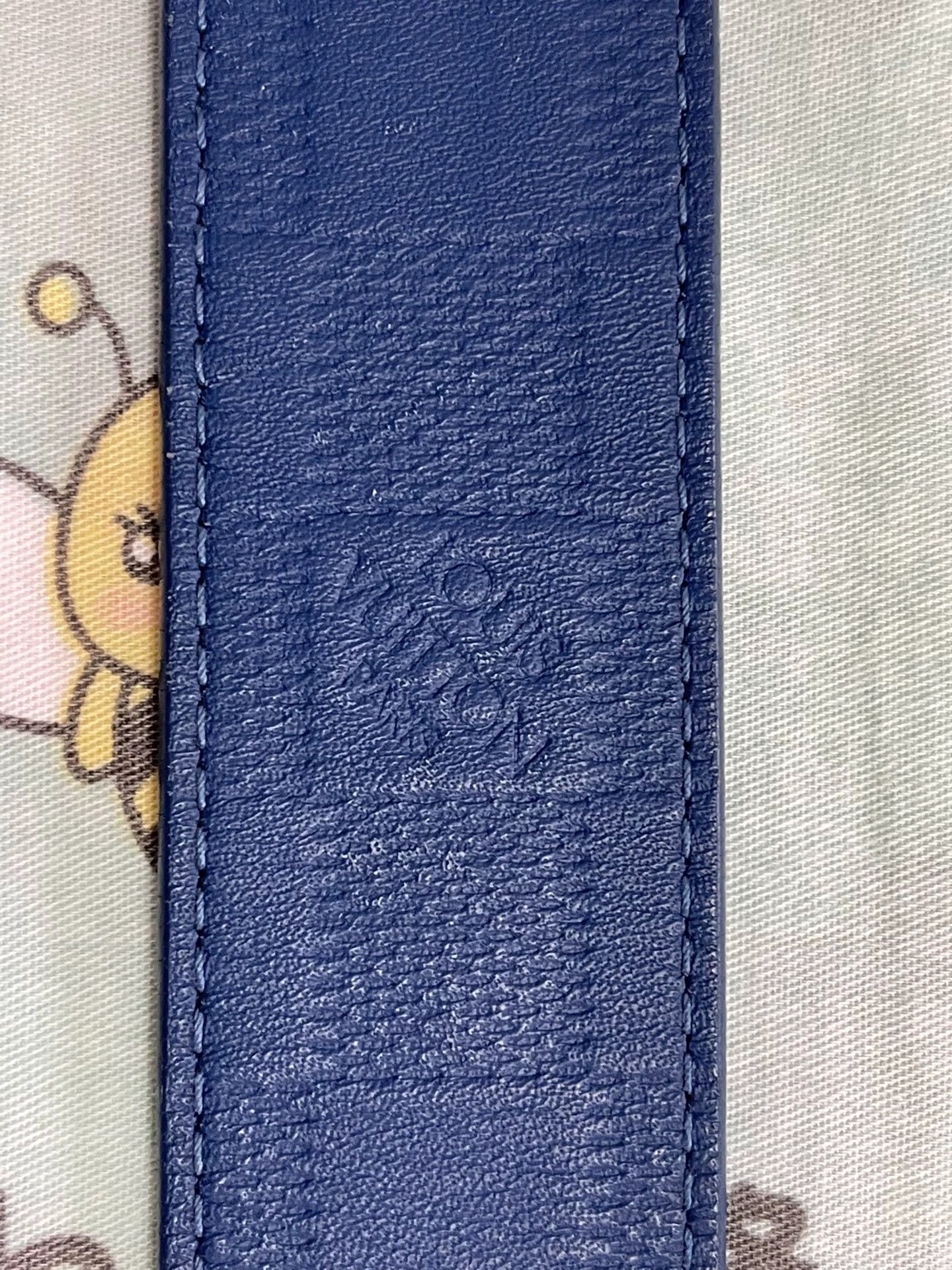 Louis Vuitton Louis Vuitton Blue Basic Belt Men's 100 Size ONE SIZE - 7 Thumbnail
