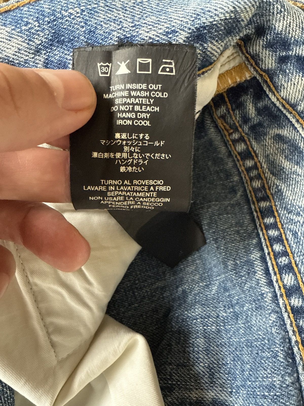 Fear of God Fear of God Sixth Collection Denim Inside Out Size US 29 - 9 Thumbnail