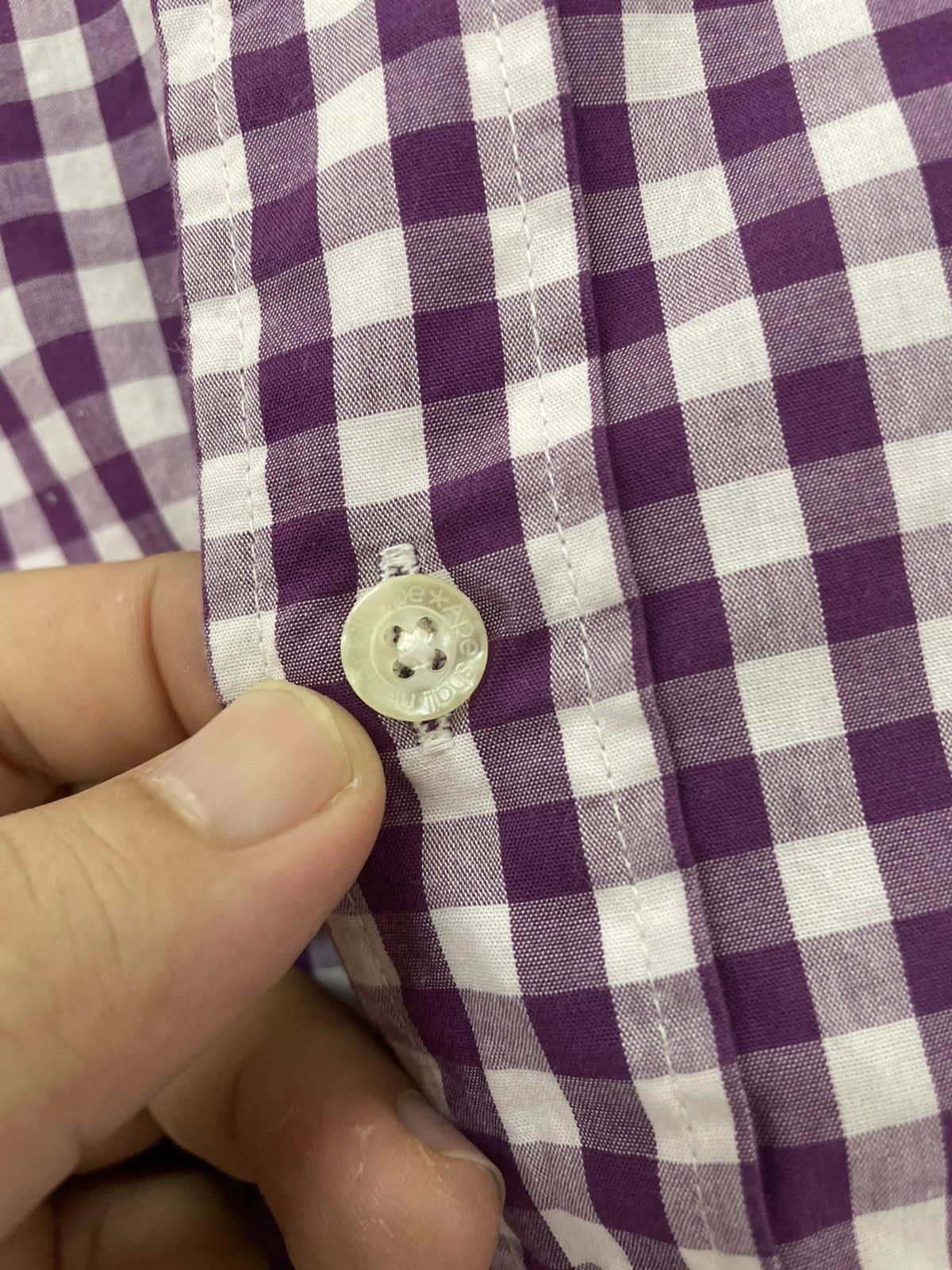 Bape GINGHAM CHECK BD S/S SHIRT Size US M / EU 48-50 / 2 - 6 Thumbnail